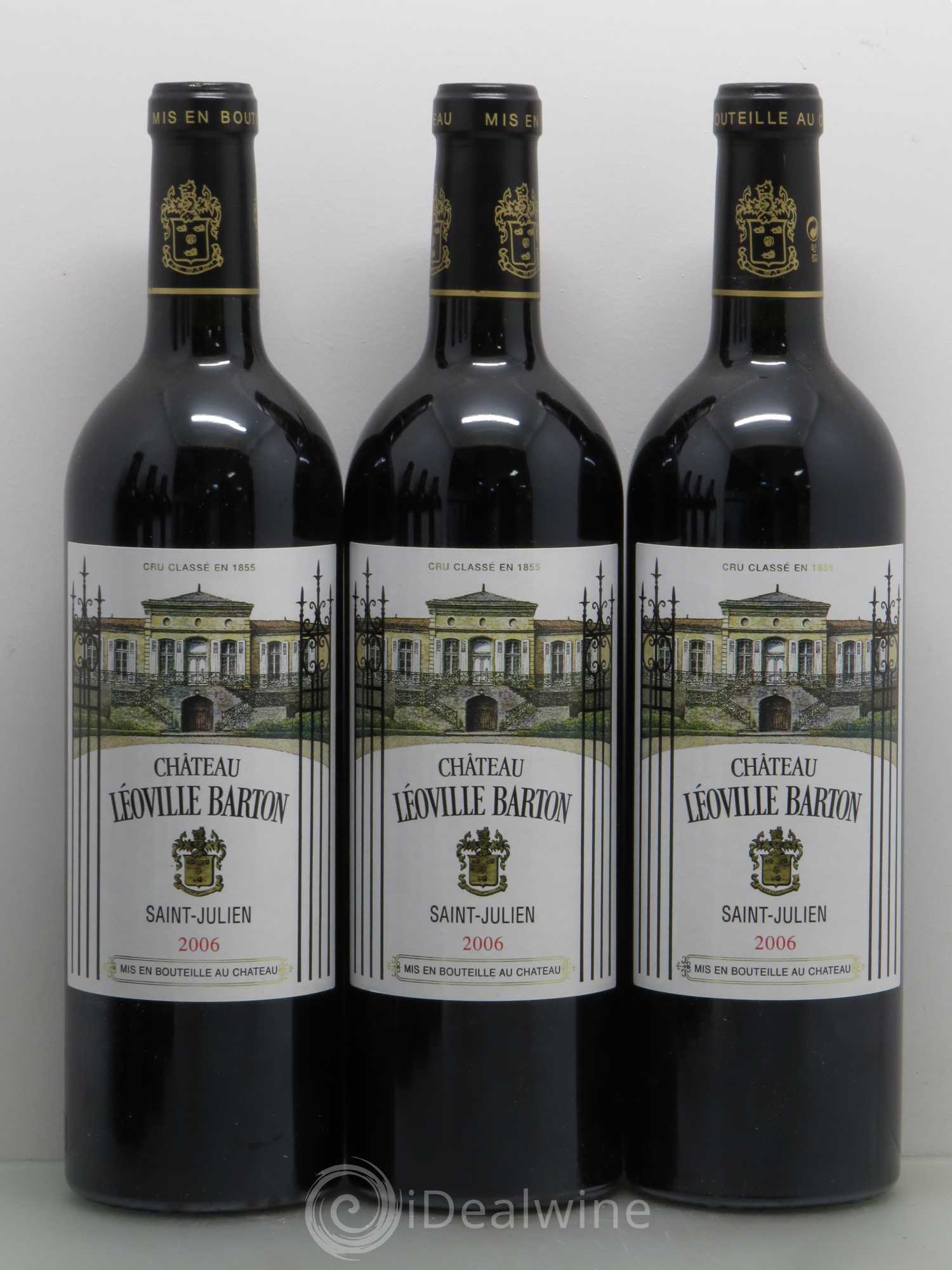 Château Léoville Barton 2ème Grand Cru Classé 2006 - Lot de 6 bouteilles - 1