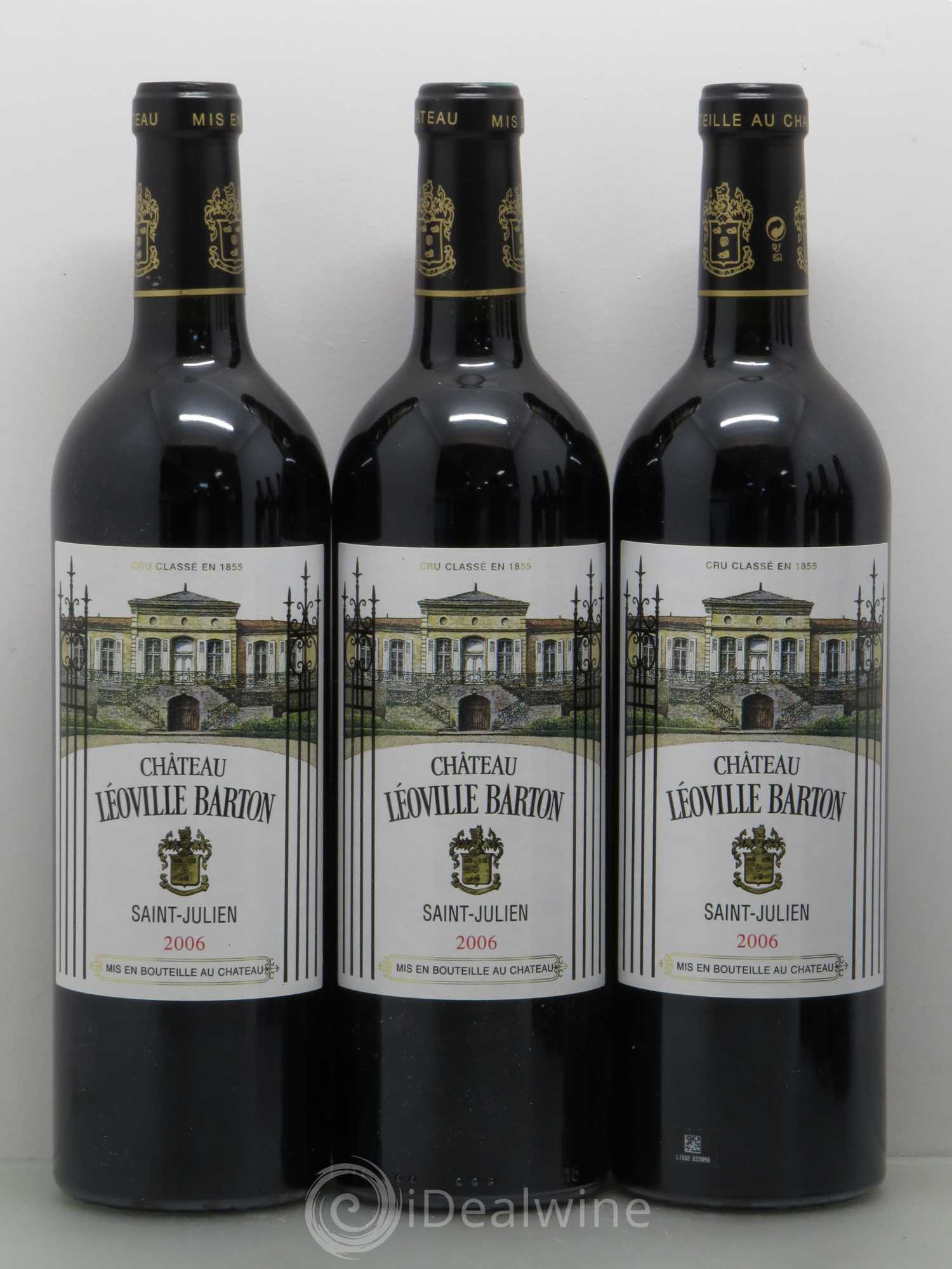 Château Léoville Barton 2ème Grand Cru Classé 2006 - Lot de 6 bouteilles - 2