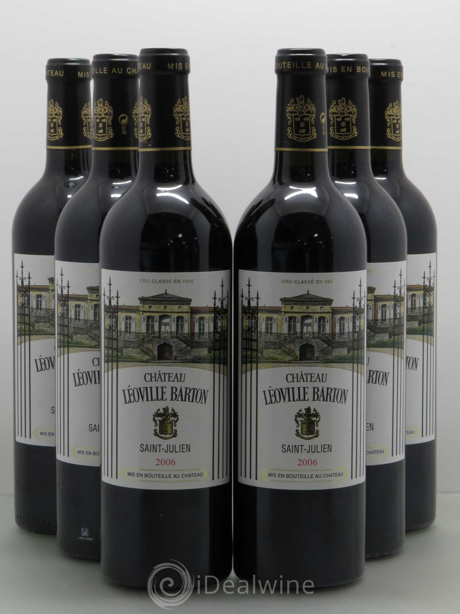 Château Léoville Barton 2ème Grand Cru Classé 2006 - Lot de 6 bouteilles - 0