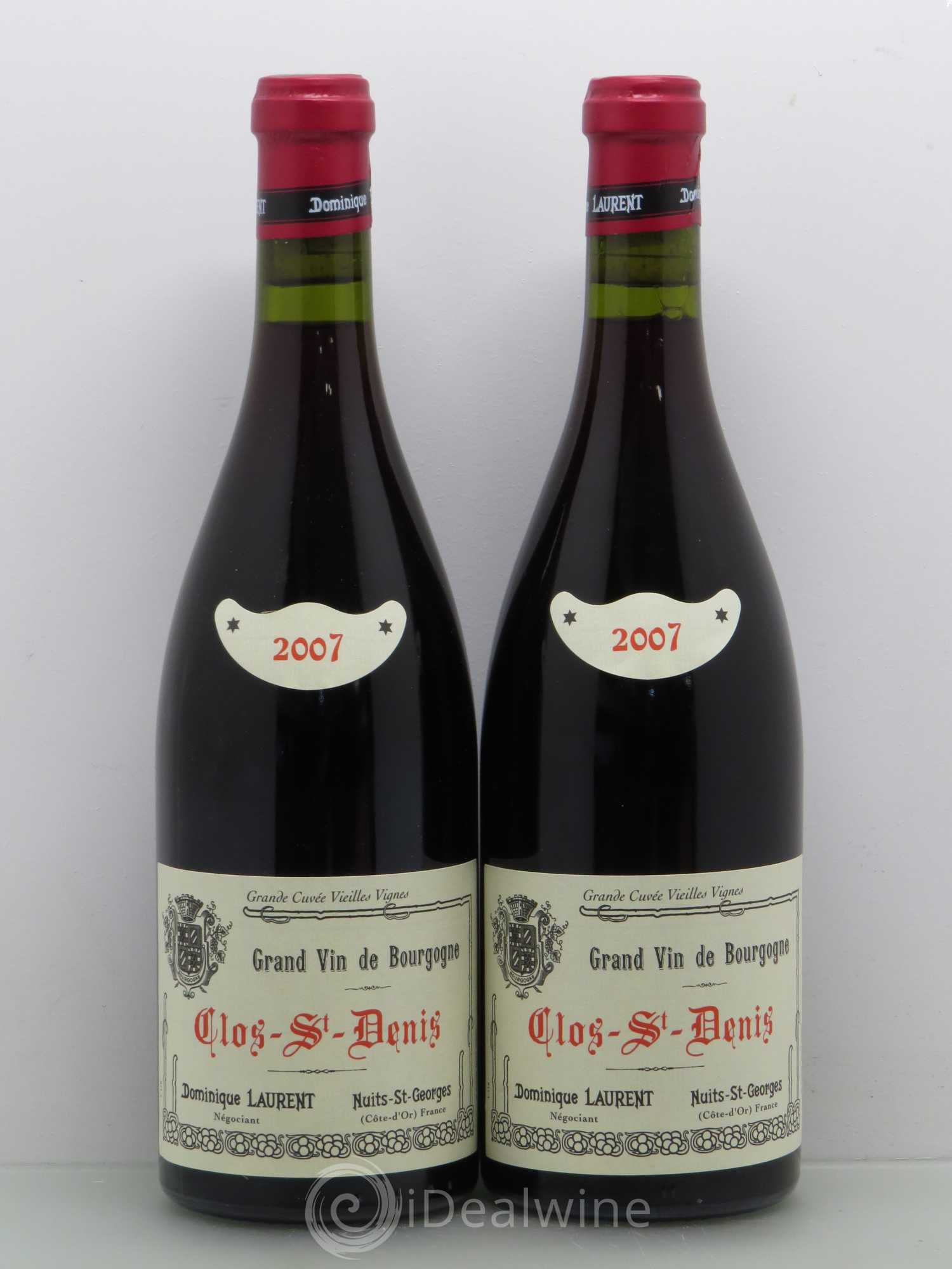 Clos Saint-Denis Grand Cru Dominique Laurent 2007 - Lot de 2 bouteilles - 0