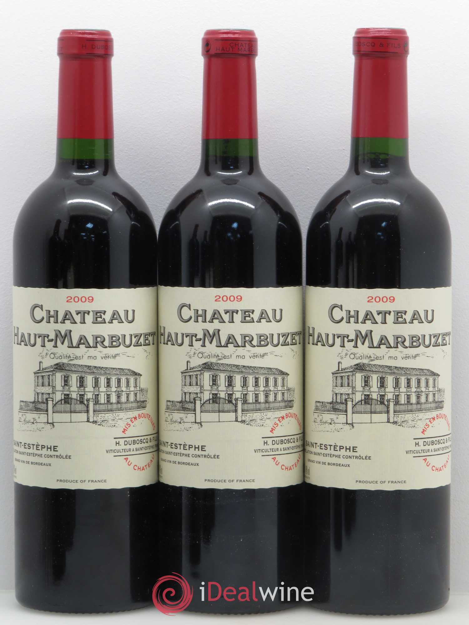 Château Haut Marbuzet 2009 - Lot de 6 bouteilles - 1
