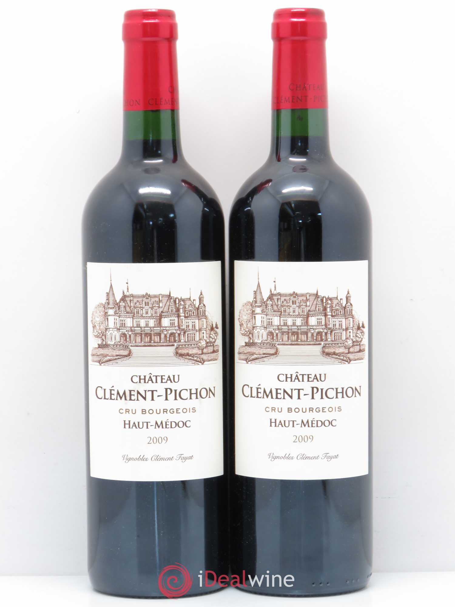 Château Clément-Pichon Cru Bourgeois 2009 - Lot de 2 bouteilles - 0