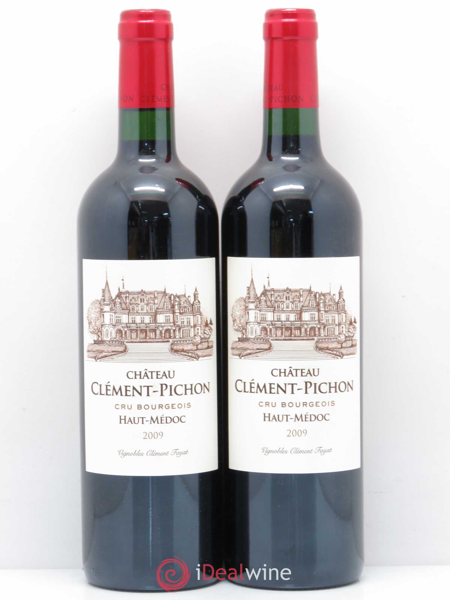 Château Clément-Pichon Cru Bourgeois 2009 - Lot de 2 bouteilles - 0