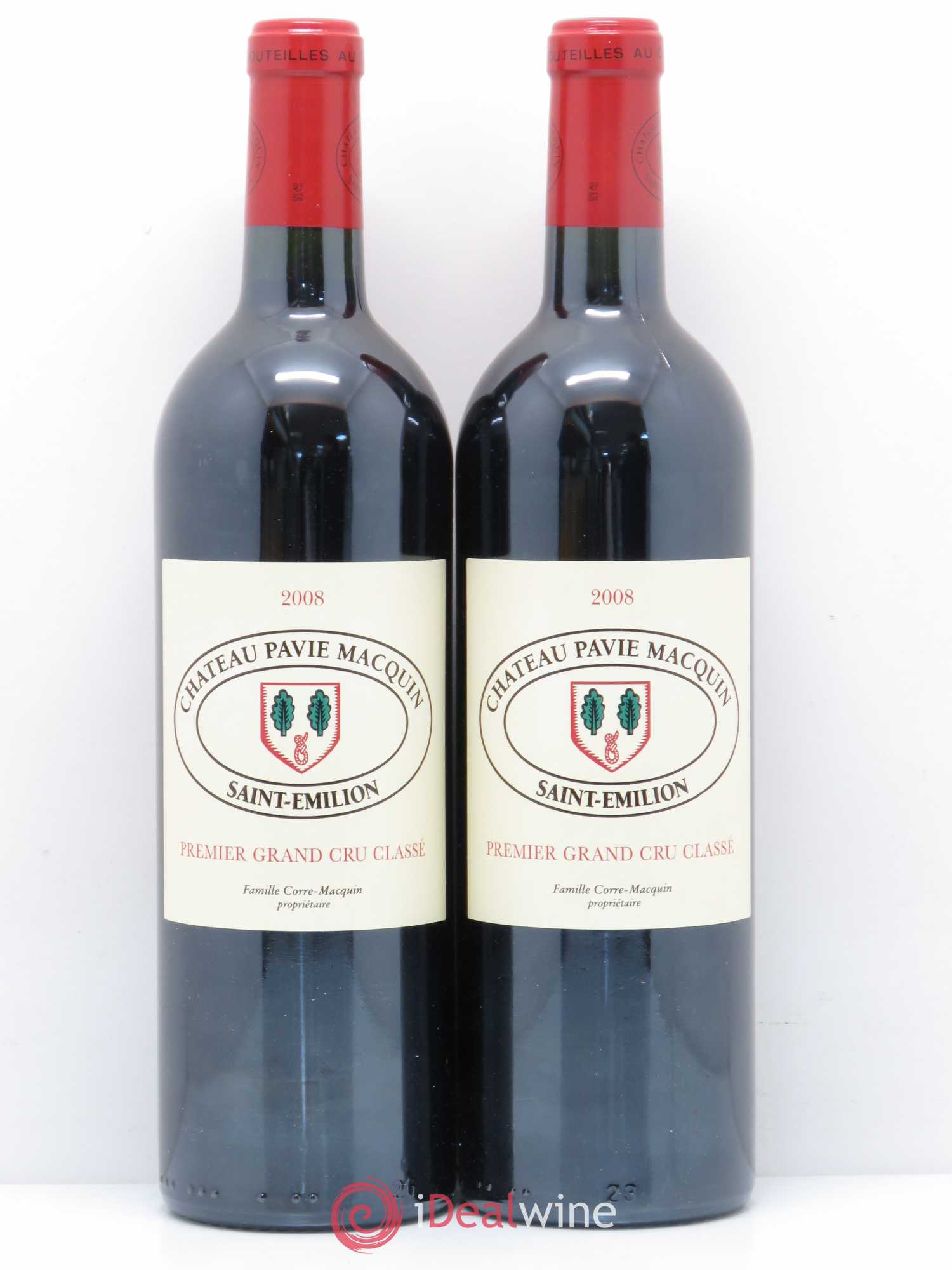 Château Pavie Macquin 1er Grand Cru Classé B 2008 - Lot de 2 bouteilles - 0