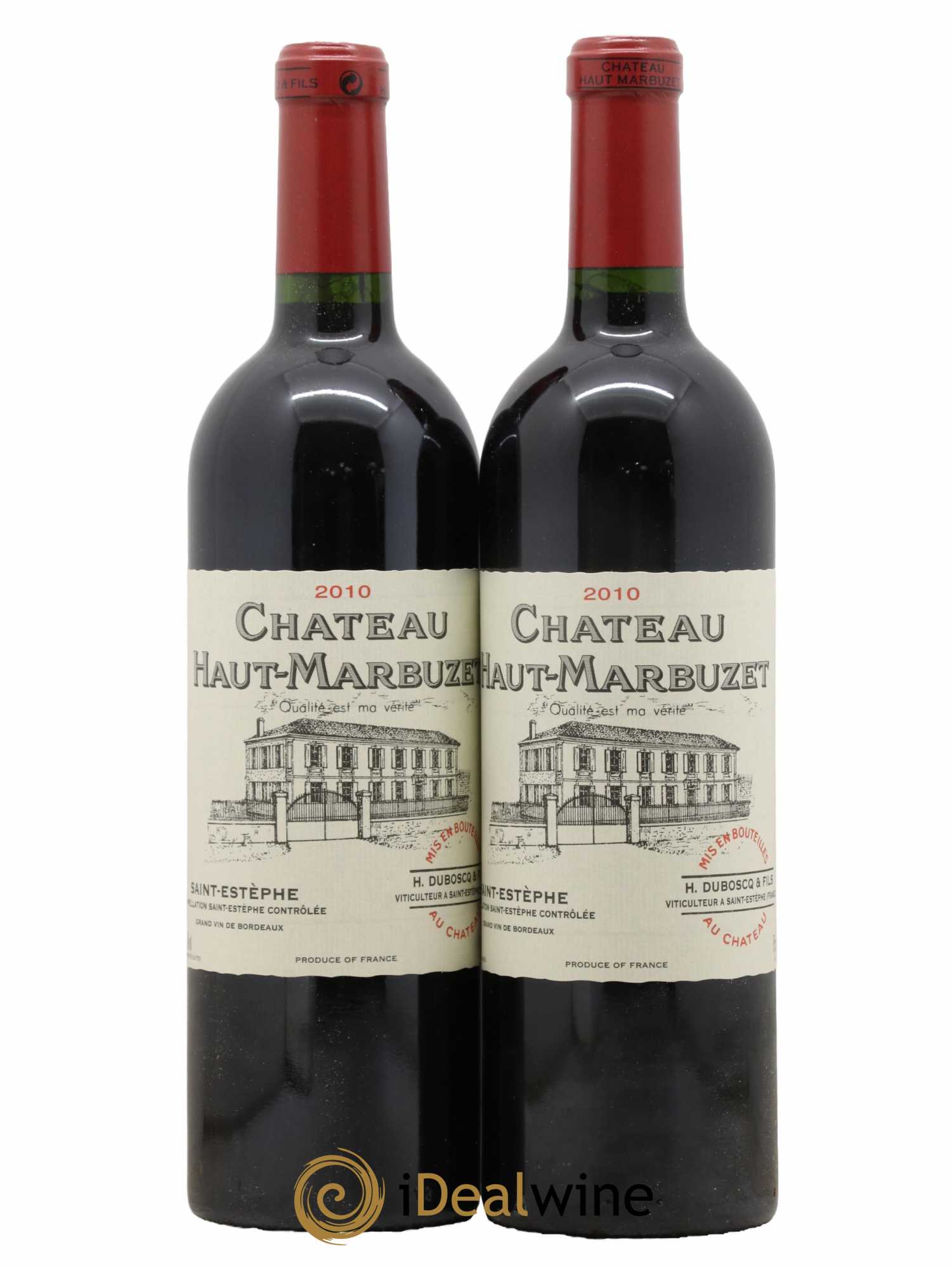 Château Haut Marbuzet 2010 - Lot de 2 bouteilles - 0