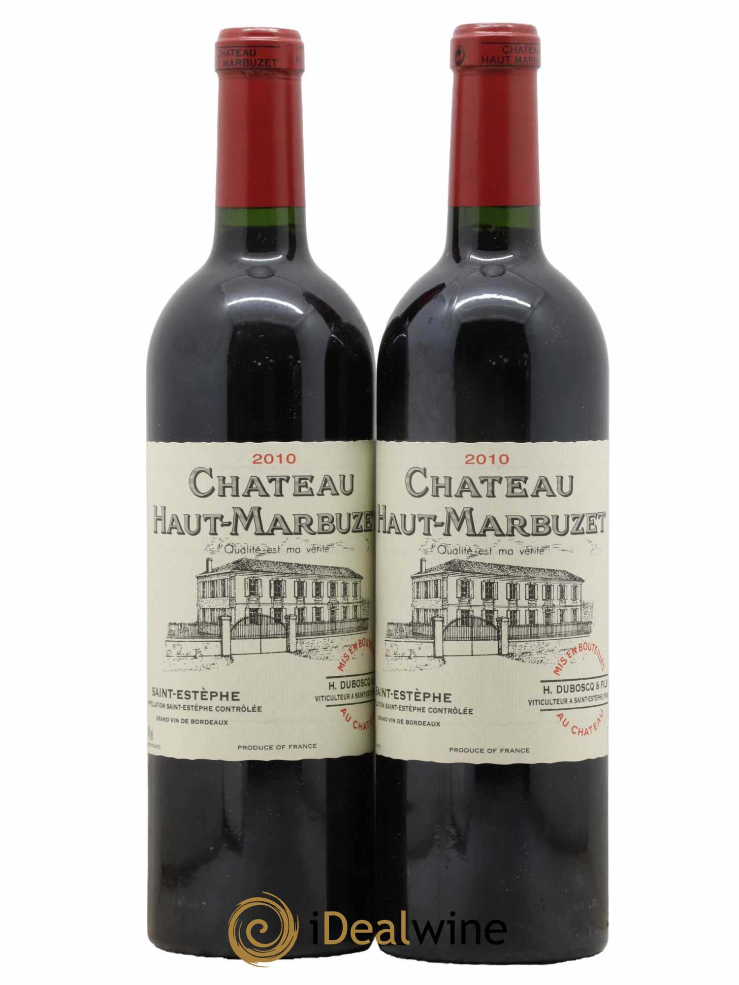 Château Haut Marbuzet 2010 - Lot de 2 bouteilles - 0