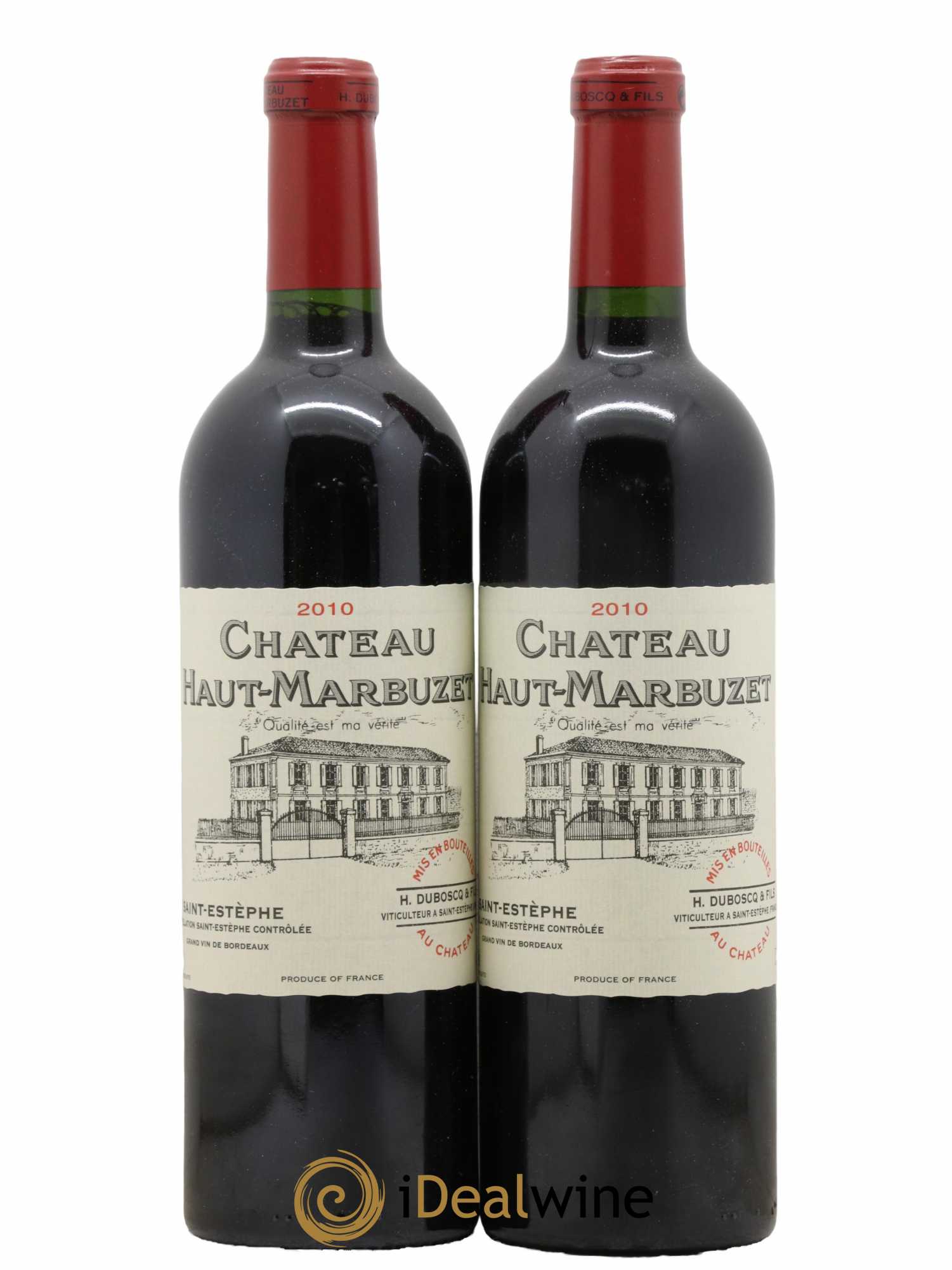 Château Haut Marbuzet 2010 - Lot de 2 bouteilles - 0