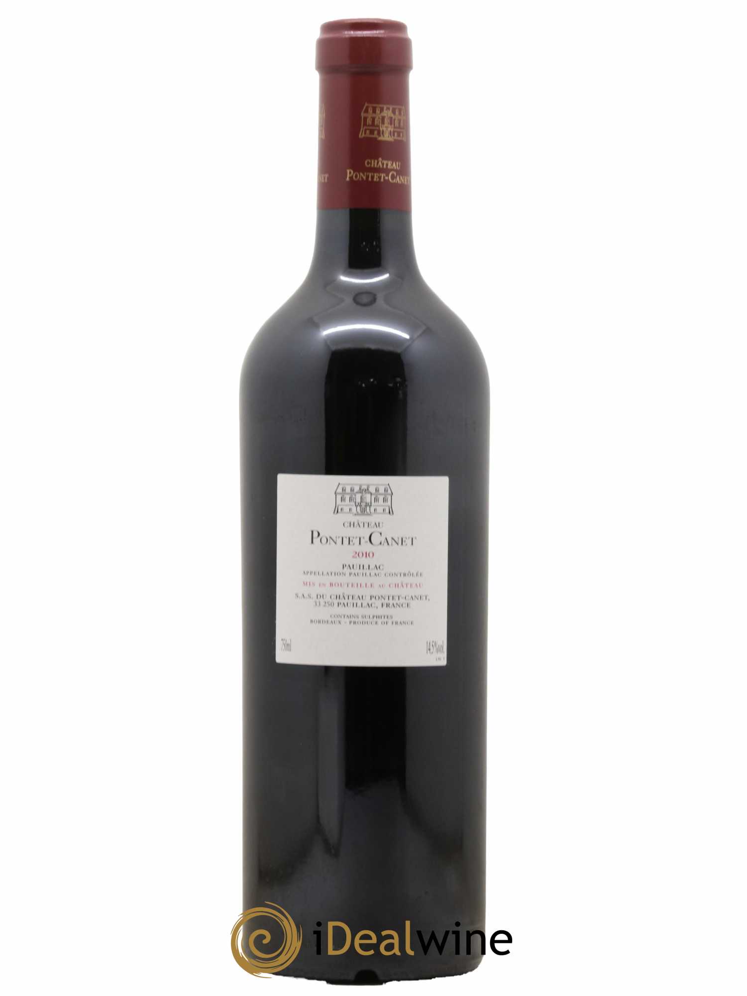 Château Pontet Canet 5ème Grand Cru Classé 2010 - Lot de 1 bouteille - 1