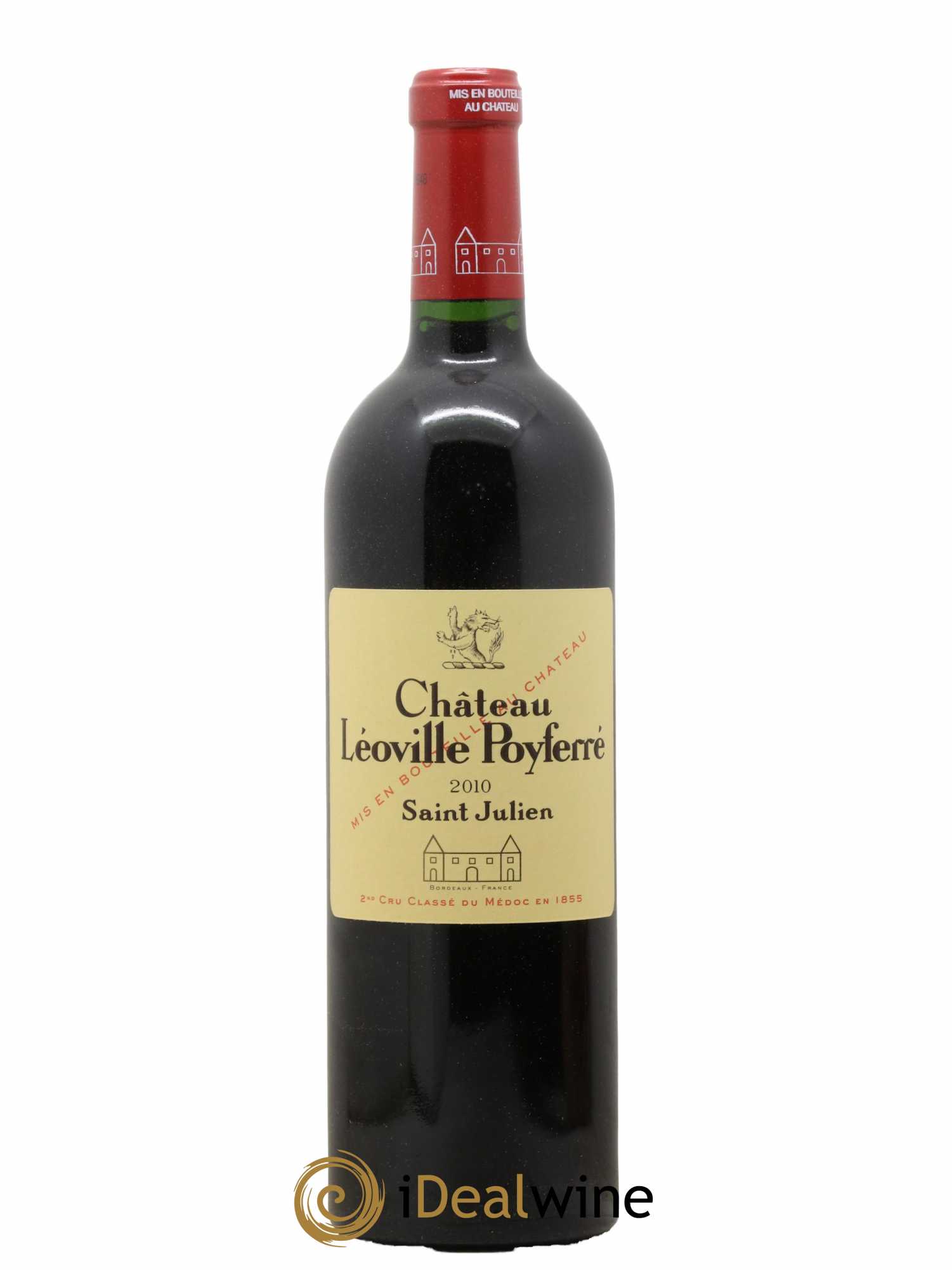 Château Léoville Poyferré 2ème Grand Cru Classé 2010 - Lot de 1 bouteille - 0