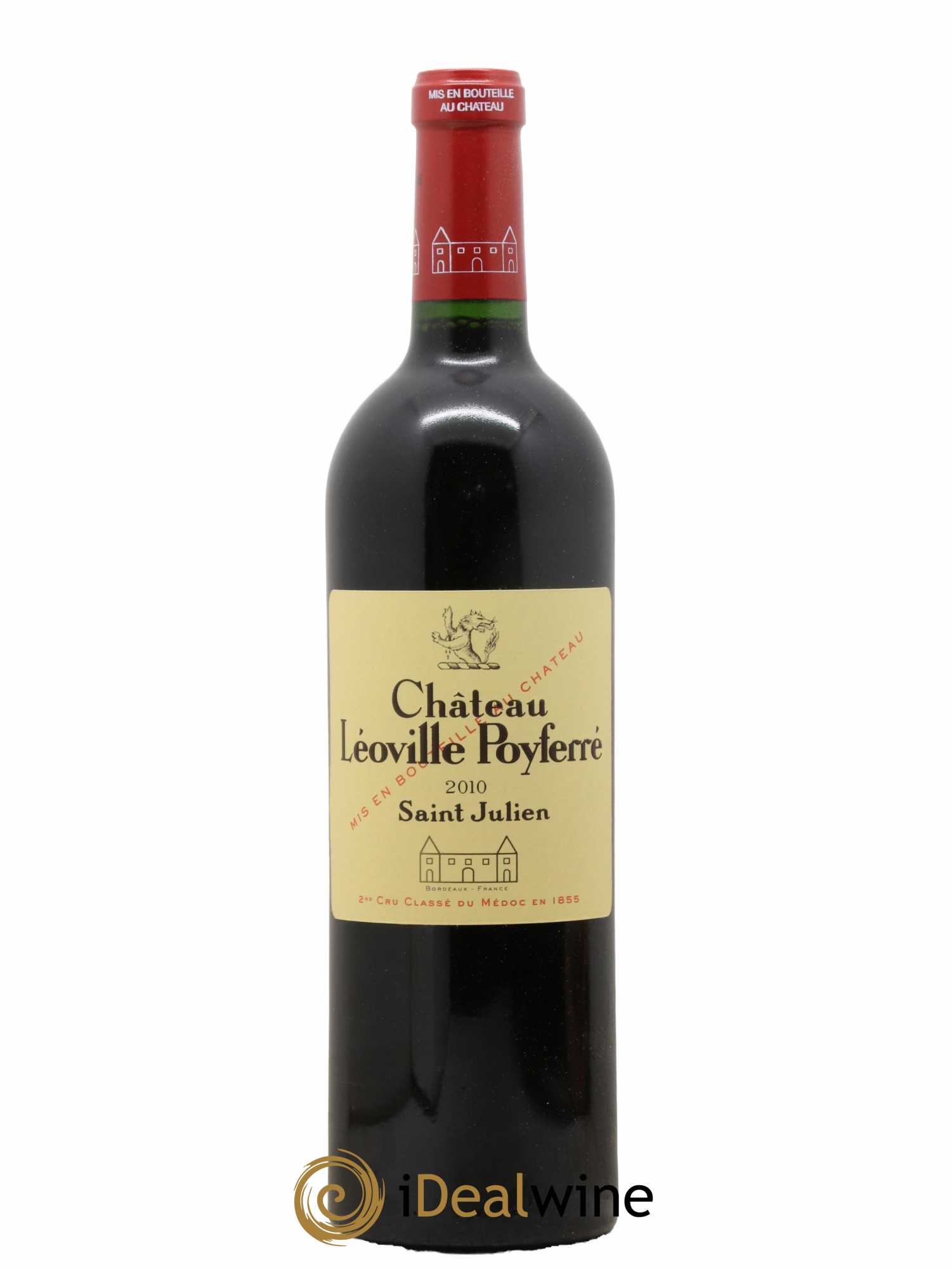 Château Léoville Poyferré 2ème Grand Cru Classé 2010 - Lot de 1 bouteille - 0