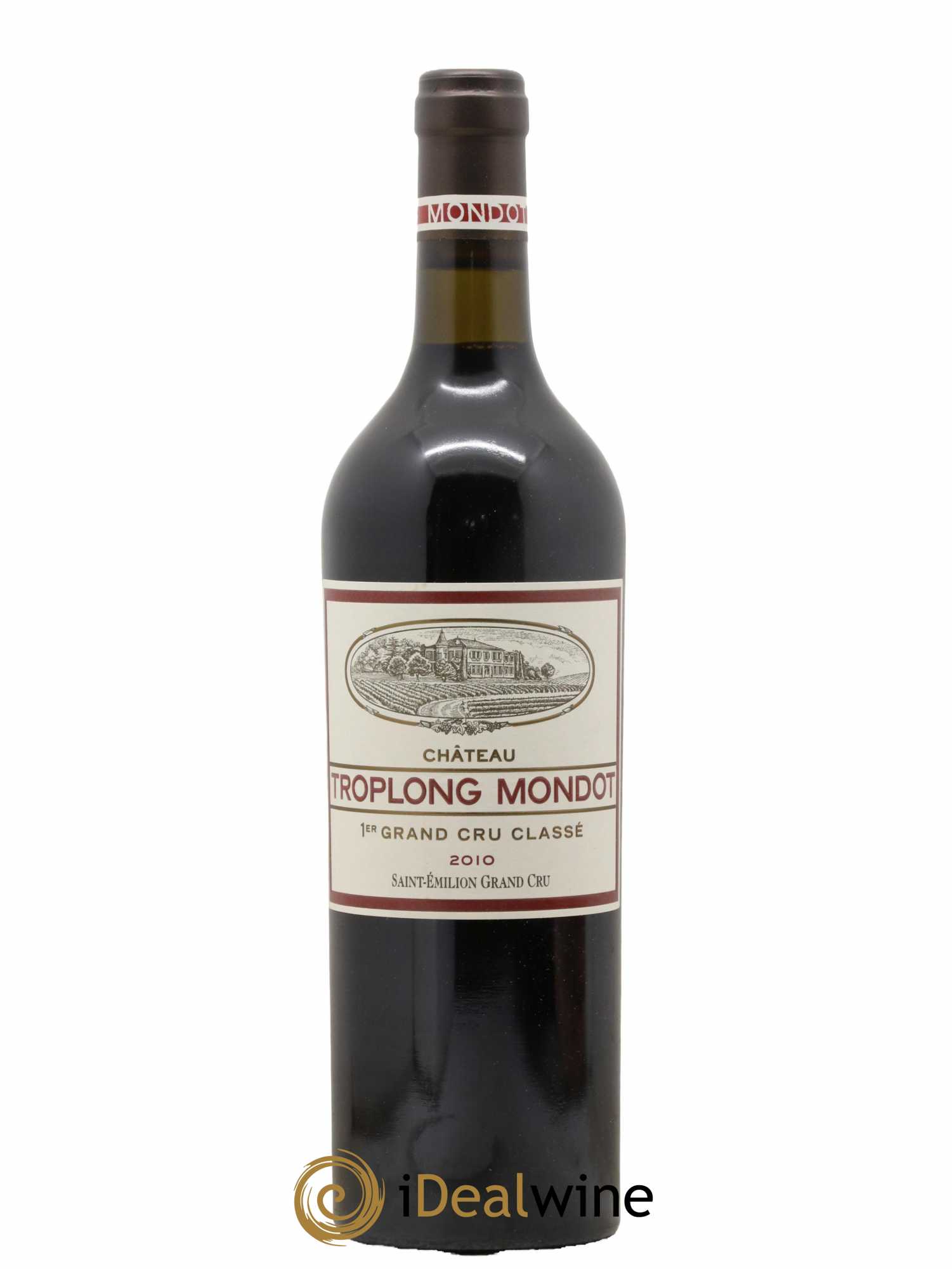 Château Troplong Mondot 1er Grand Cru Classé B 2010 - Lot de 1 bouteille - 0