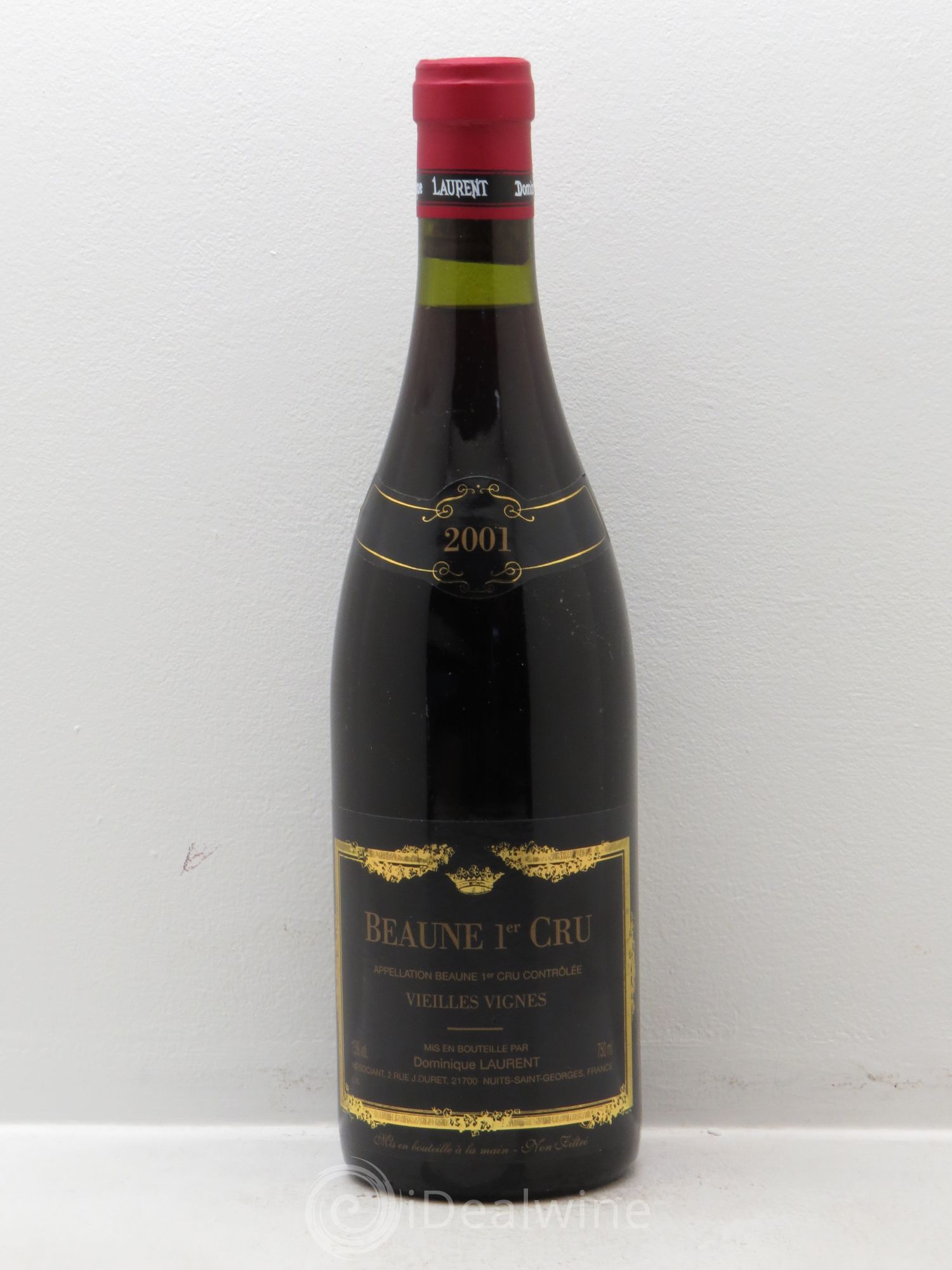 Beaune 1er Cru Vieilles Vignes - Dominique Laurent 2001 - Posten von 1 Flasche - 0