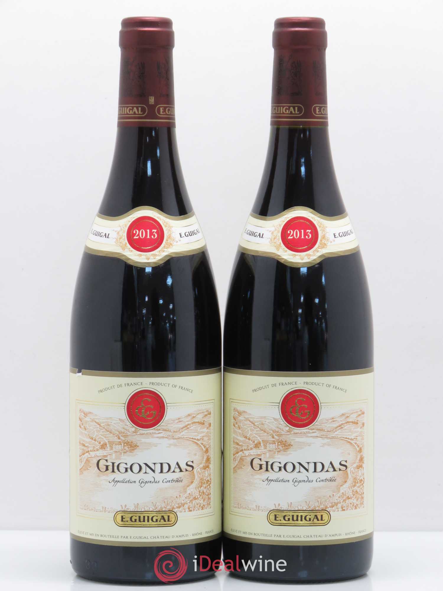 Gigondas Guigal 2013 - Lot de 2 bouteilles - 0