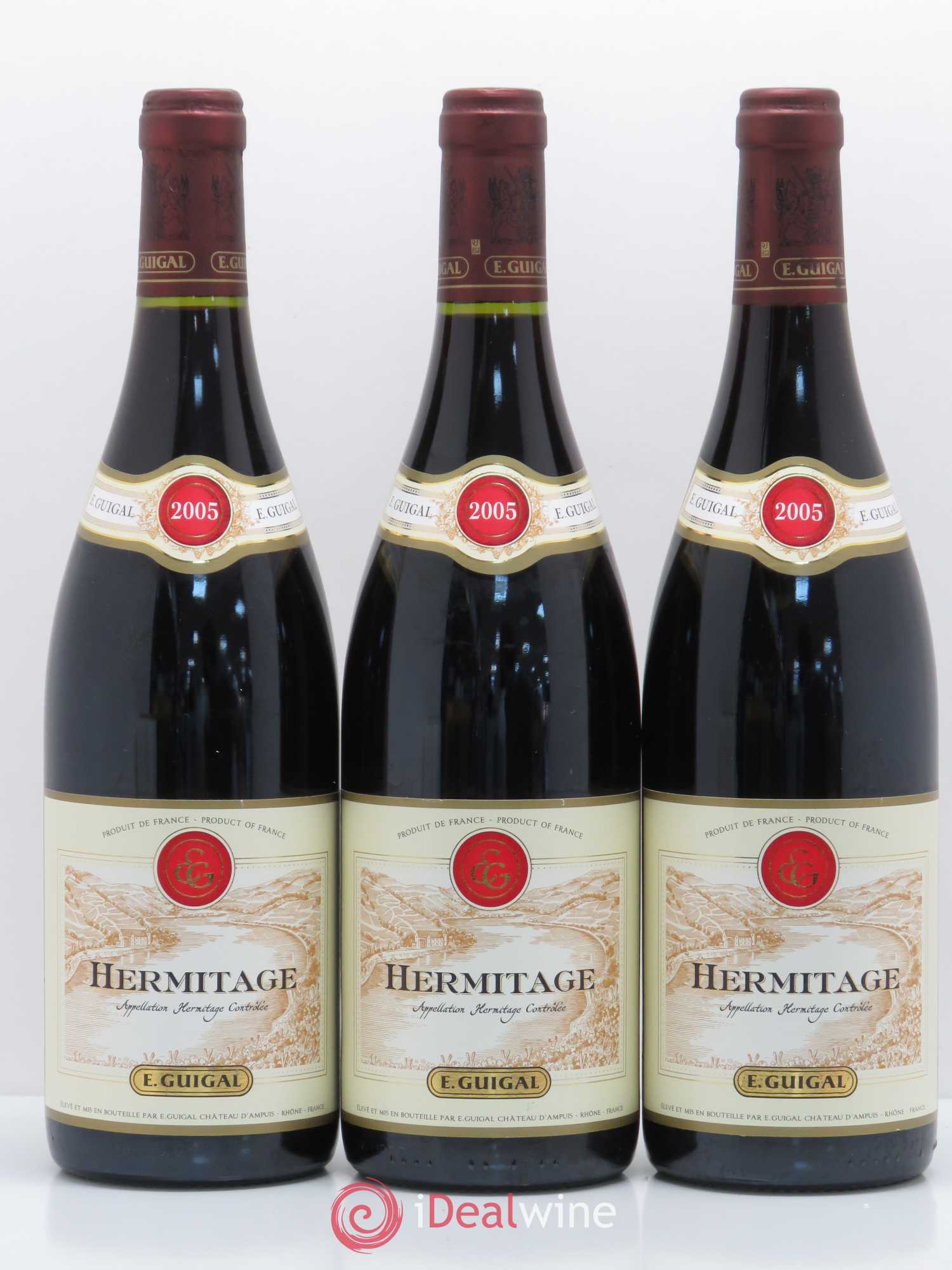 Hermitage Guigal 2005 - Lot de 3 bouteilles - 0