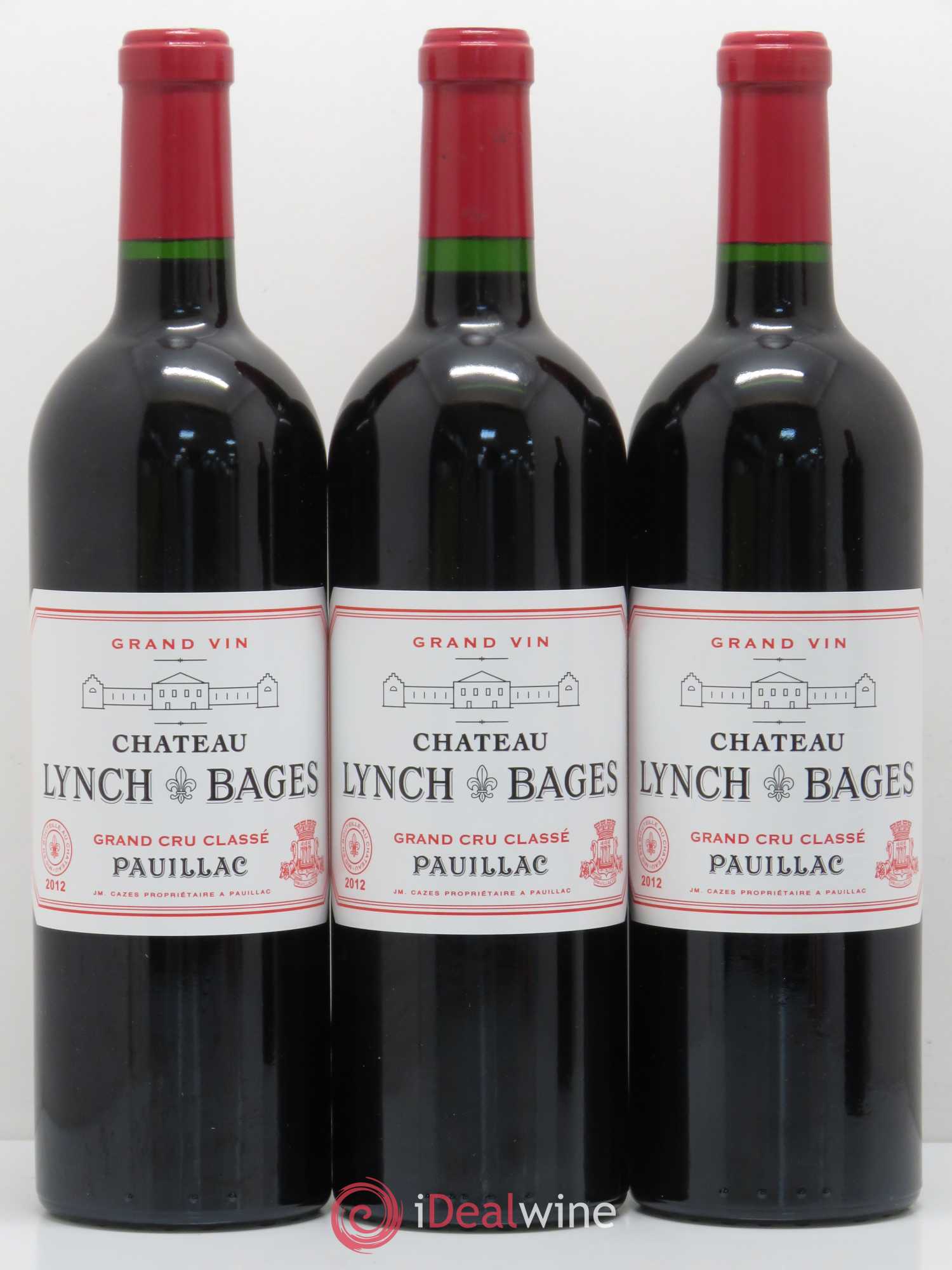 Château Lynch Bages 5ème Grand Cru Classé 2012 - Lot de 12 bouteilles - 1
