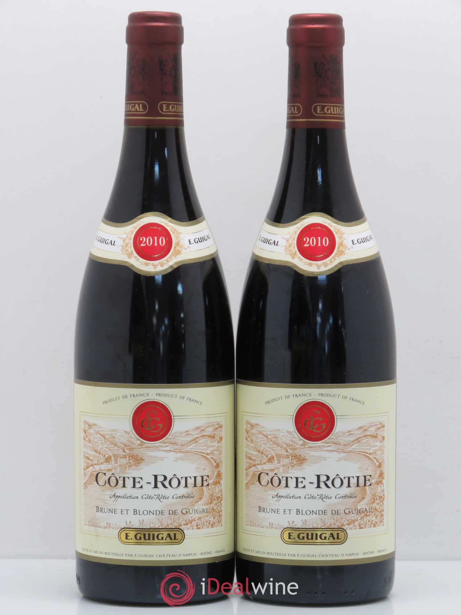 Côte-Rôtie Côtes Brune et Blonde Guigal 2010 - Lot de 2 bouteilles - 0