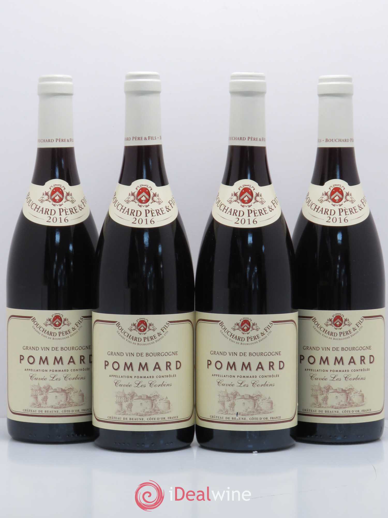 Pommard Cuvée les Corbins Bouchard Père et fils (sans prix de réserve) 2016 - Posten von 4 Flaschen - 0