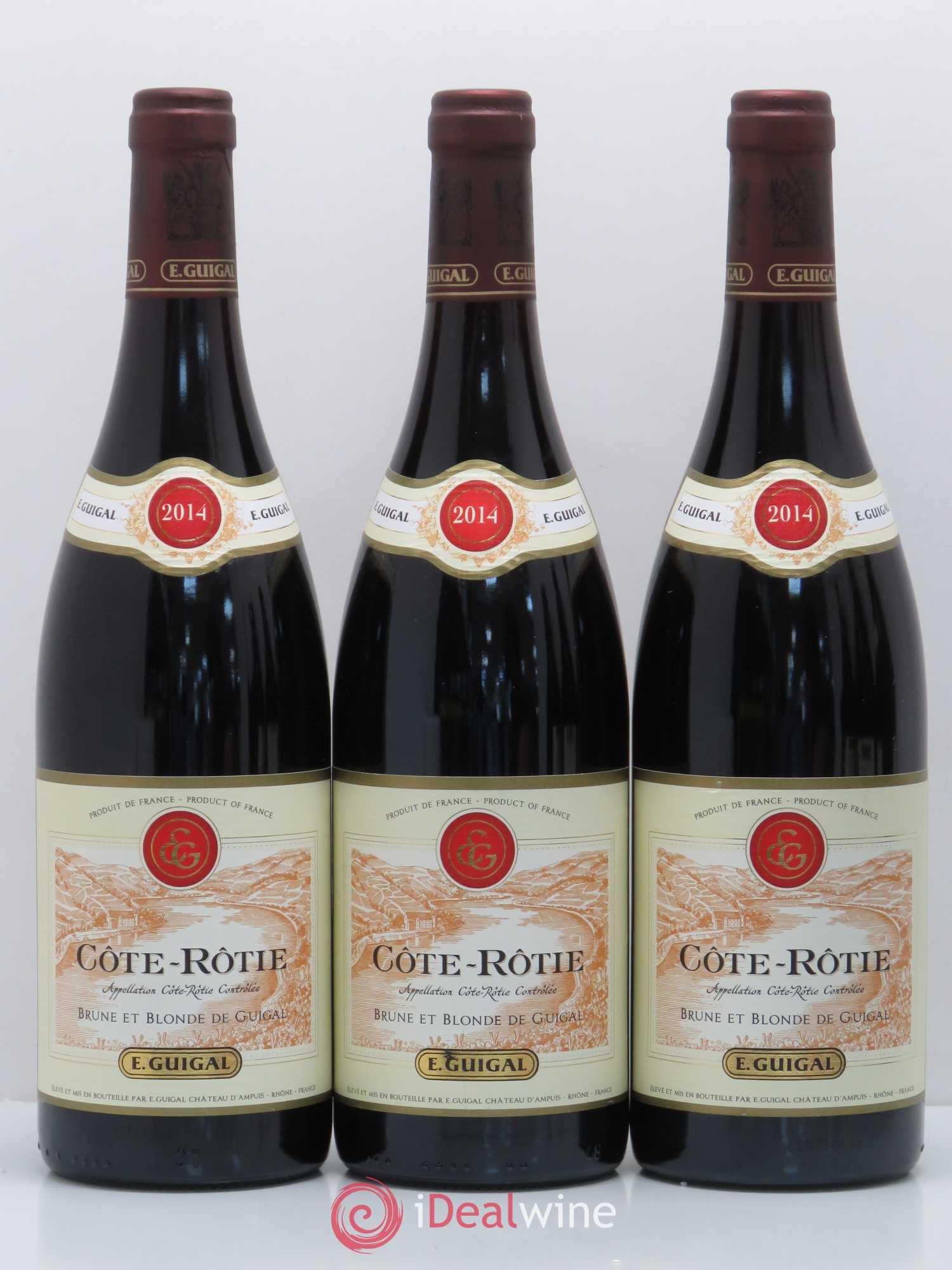 Côte-Rôtie Côtes Brune et Blonde Guigal 2014 - Lot de 6 bouteilles - 1