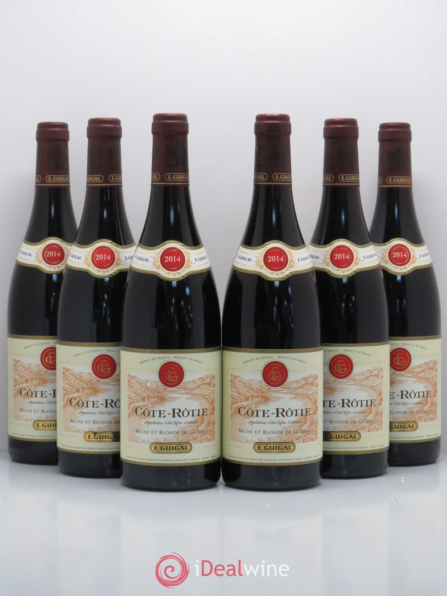 Côte-Rôtie Côtes Brune et Blonde Guigal 2014 - Lot de 6 bouteilles - 0