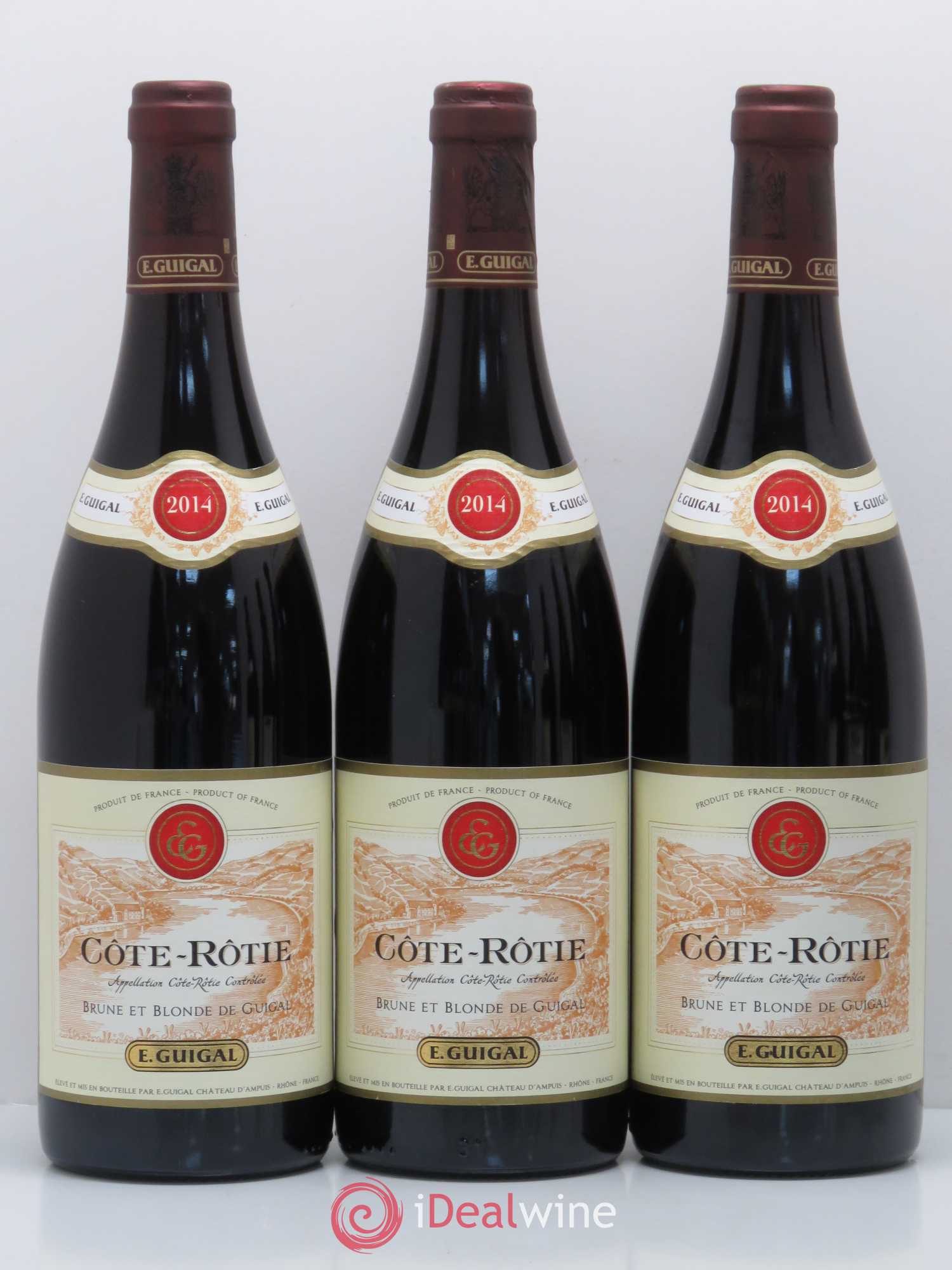 Côte-Rôtie Côtes Brune et Blonde Guigal 2014 - Lot de 6 bouteilles - 1