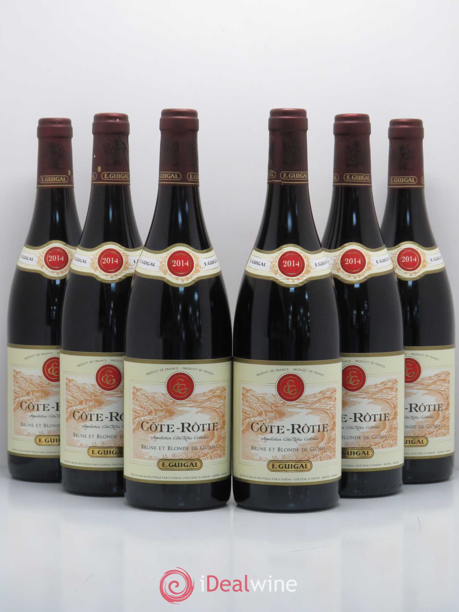 Côte-Rôtie Côtes Brune et Blonde Guigal 2014 - Lot de 6 bouteilles - 0