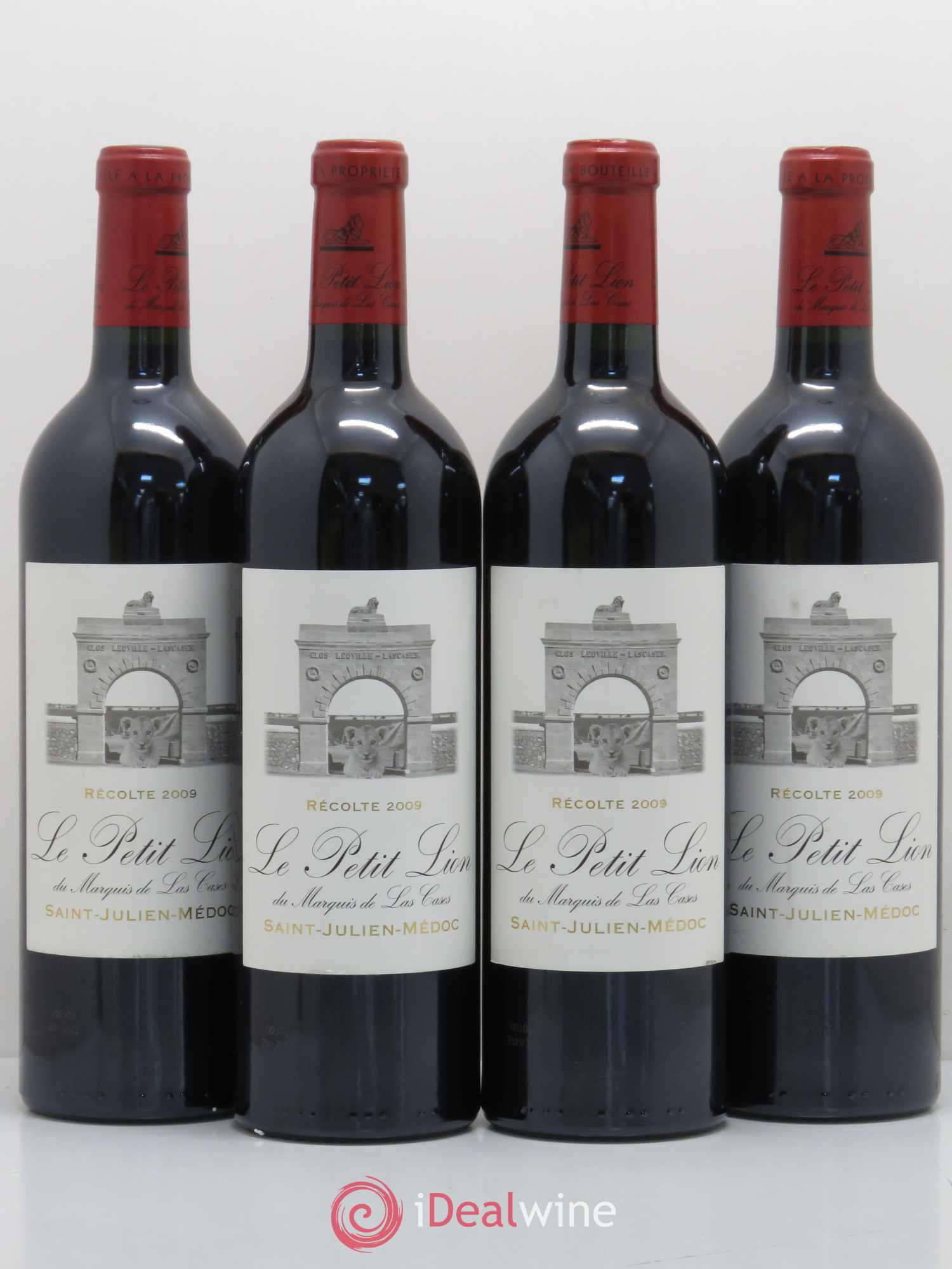 Le Petit Lion du Marquis de Las Cases Second Vin 2009 - Lot de 4 bouteilles - 0