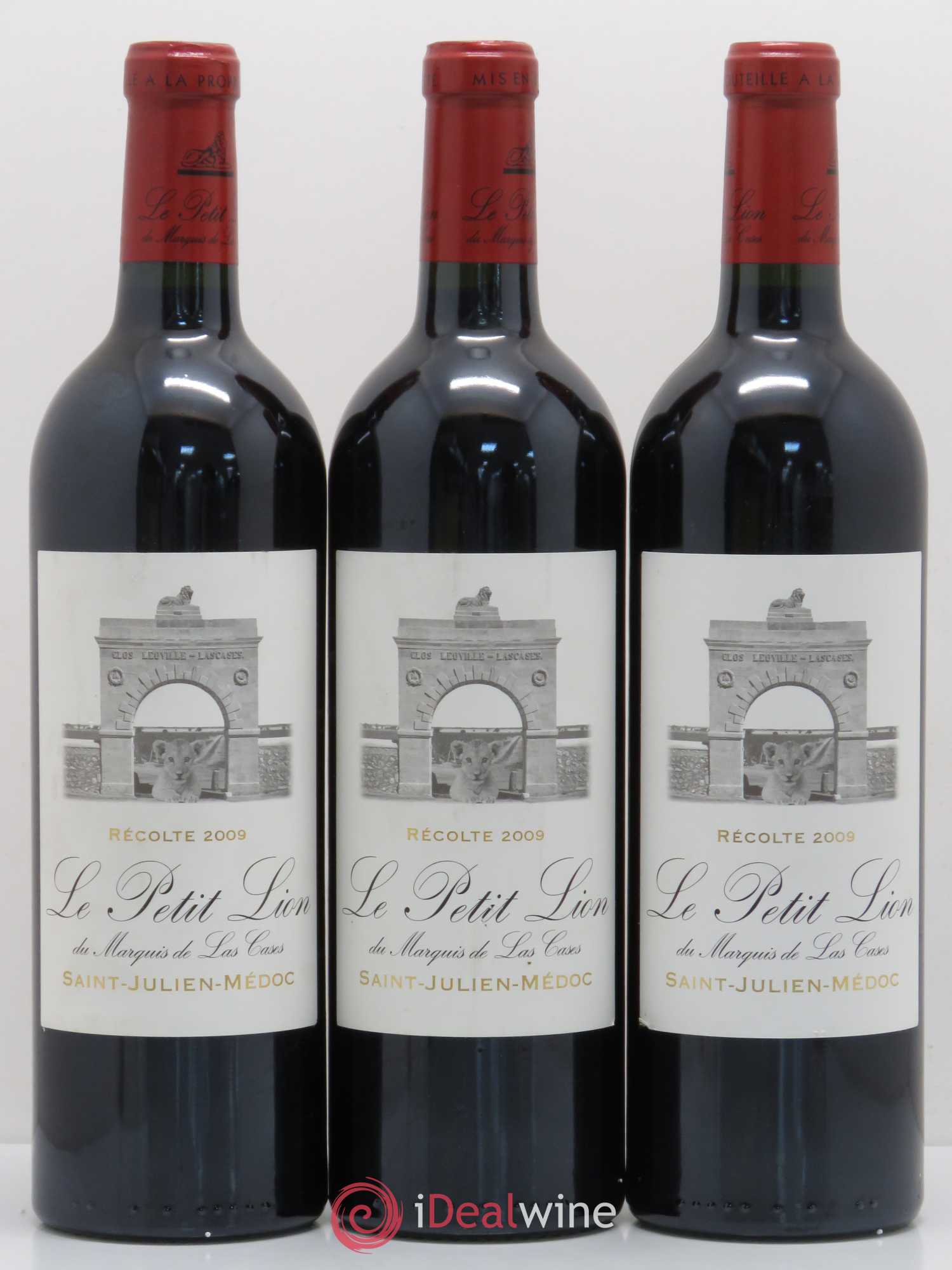 Le Petit Lion du Marquis de Las Cases Second Vin 2009 - Lot de 3 bouteilles - 0