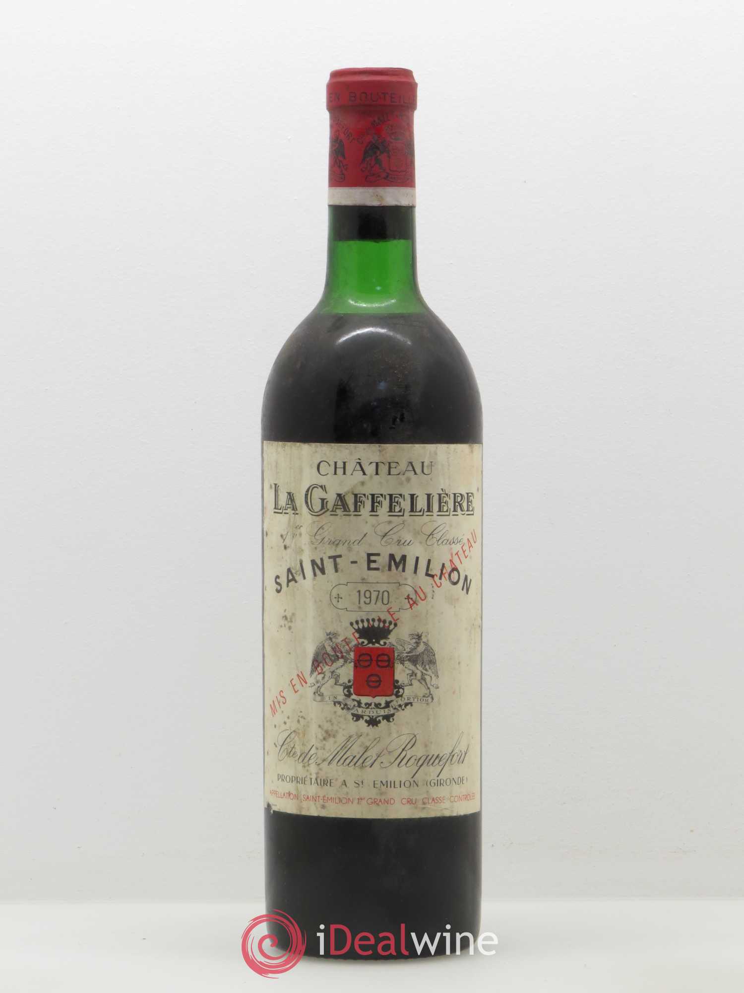 Château la Gaffelière 1er Grand Cru Classé B 1970 - Lot de 1 bouteille - 0