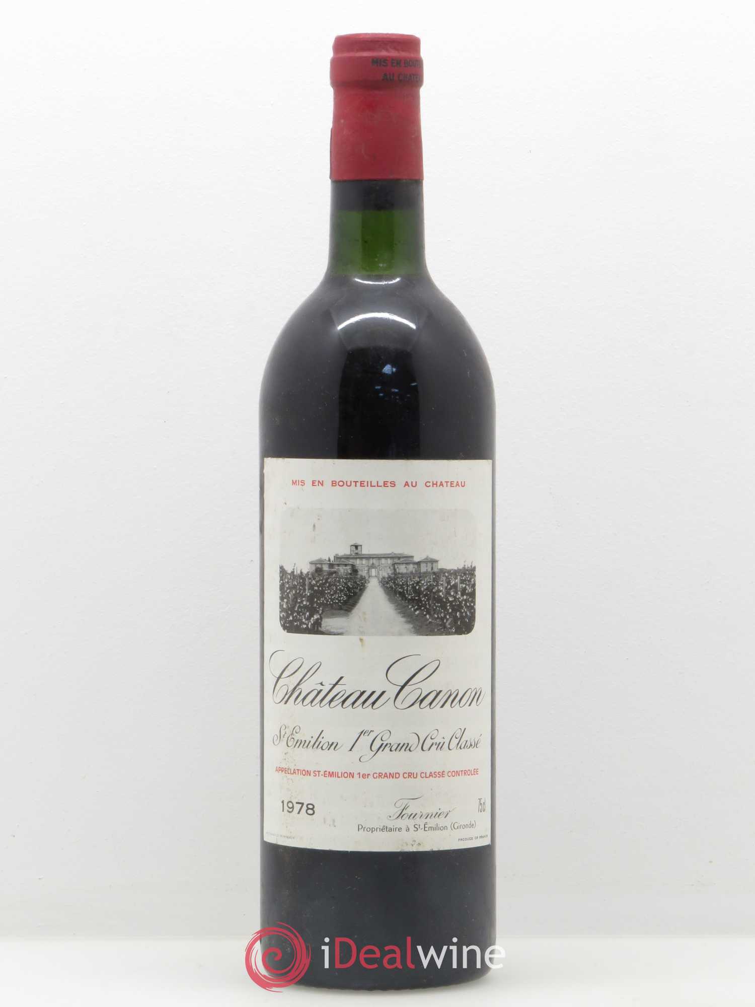 Château Canon 1er Grand Cru Classé B 1978 - Lot de 1 bouteille - 0