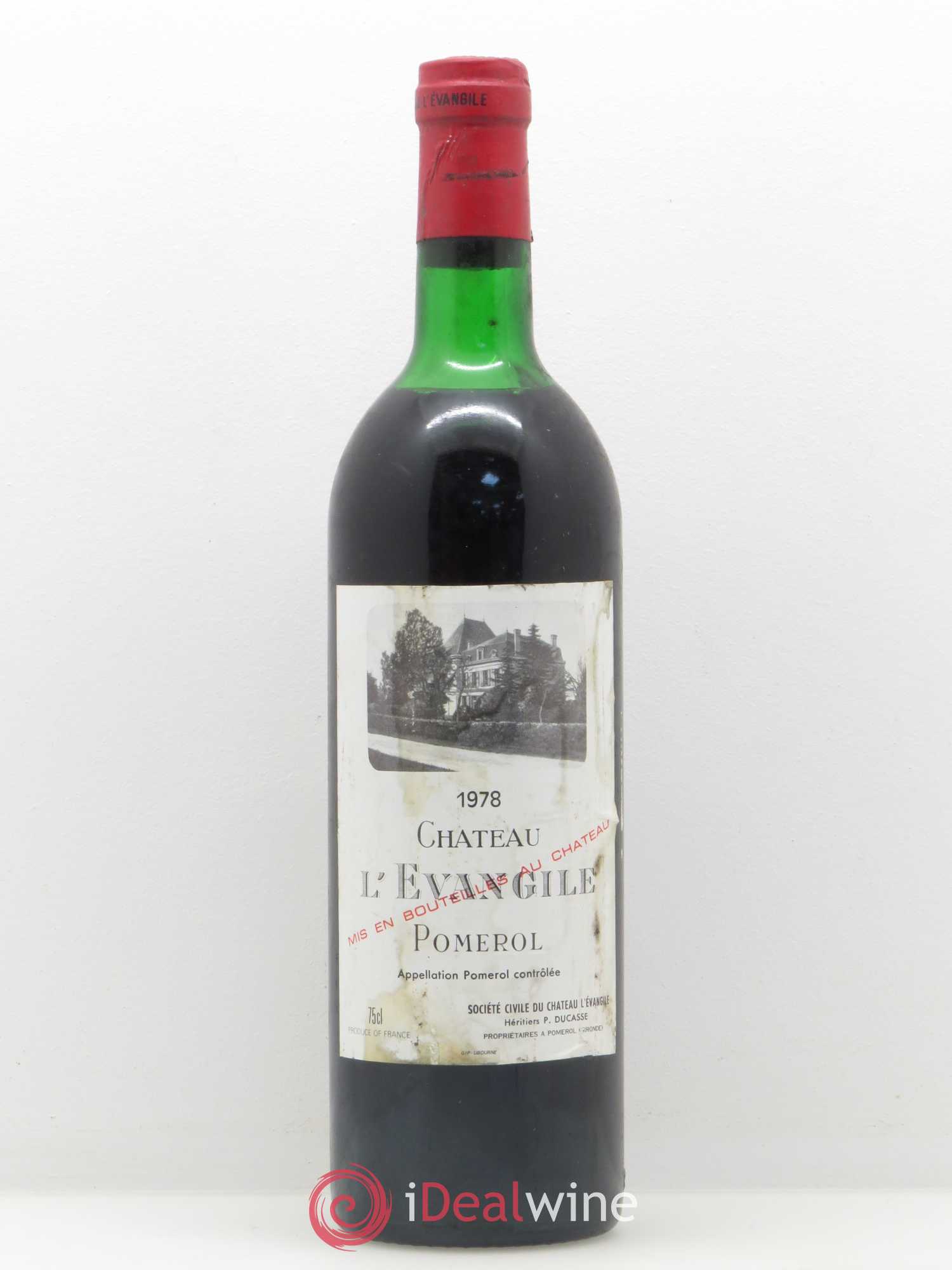 Château l' Évangile 1978 - Lot de 1 bouteille - 0