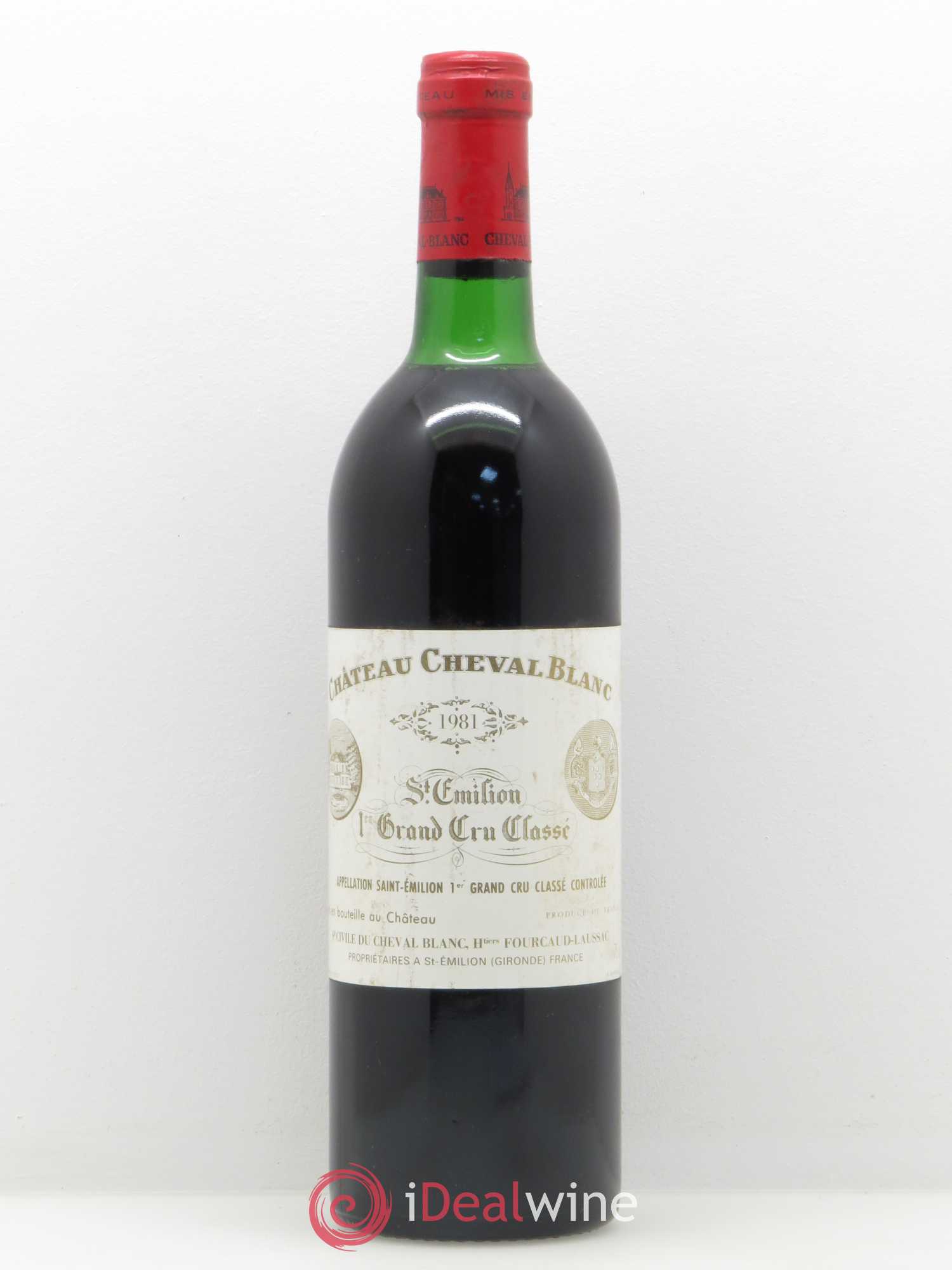 Château Cheval Blanc 1er Grand Cru Classé A 1981 - Lot de 1 bouteille - 0