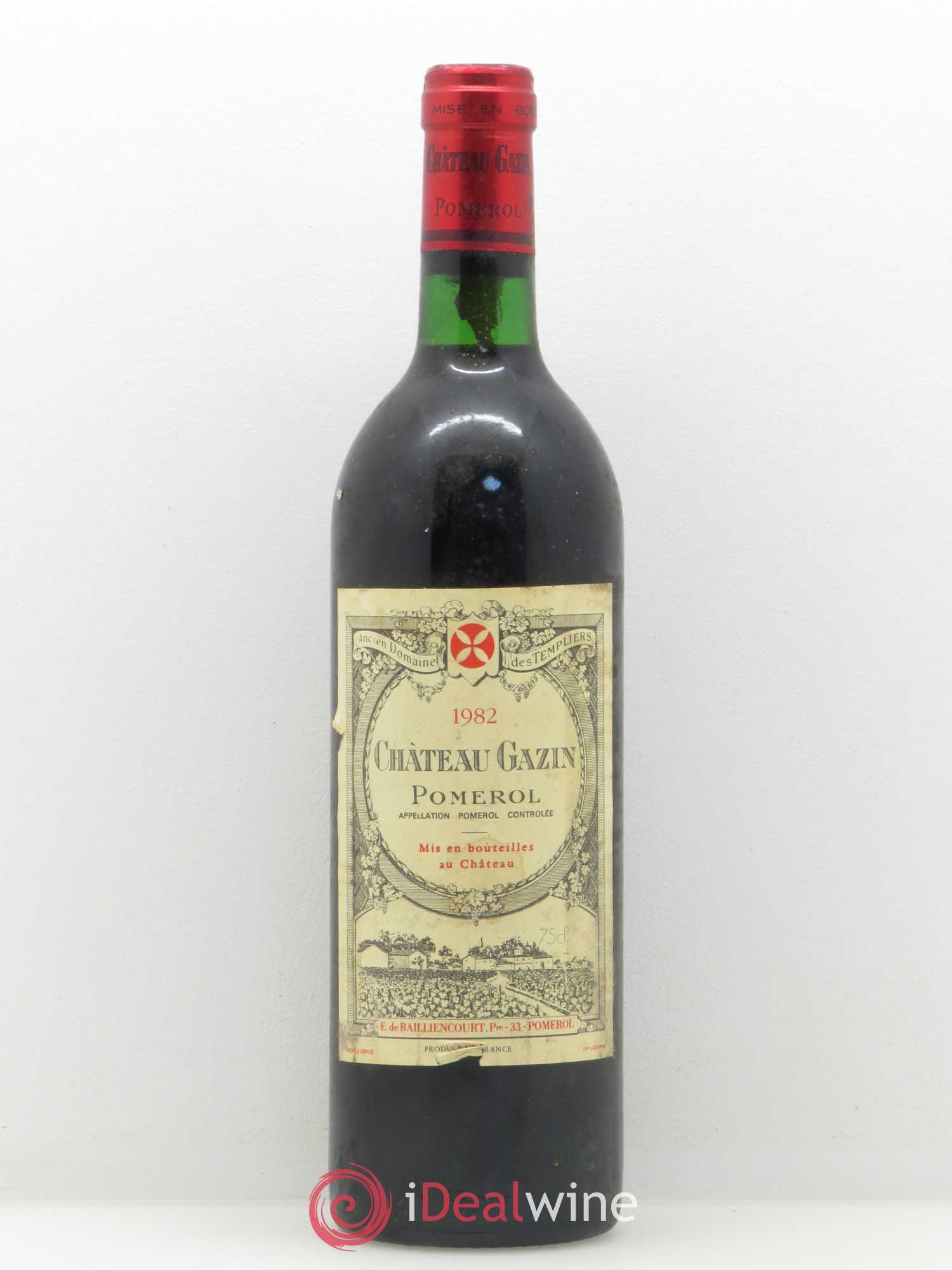 Château Gazin 1982 - Lot de 1 bouteille - 0