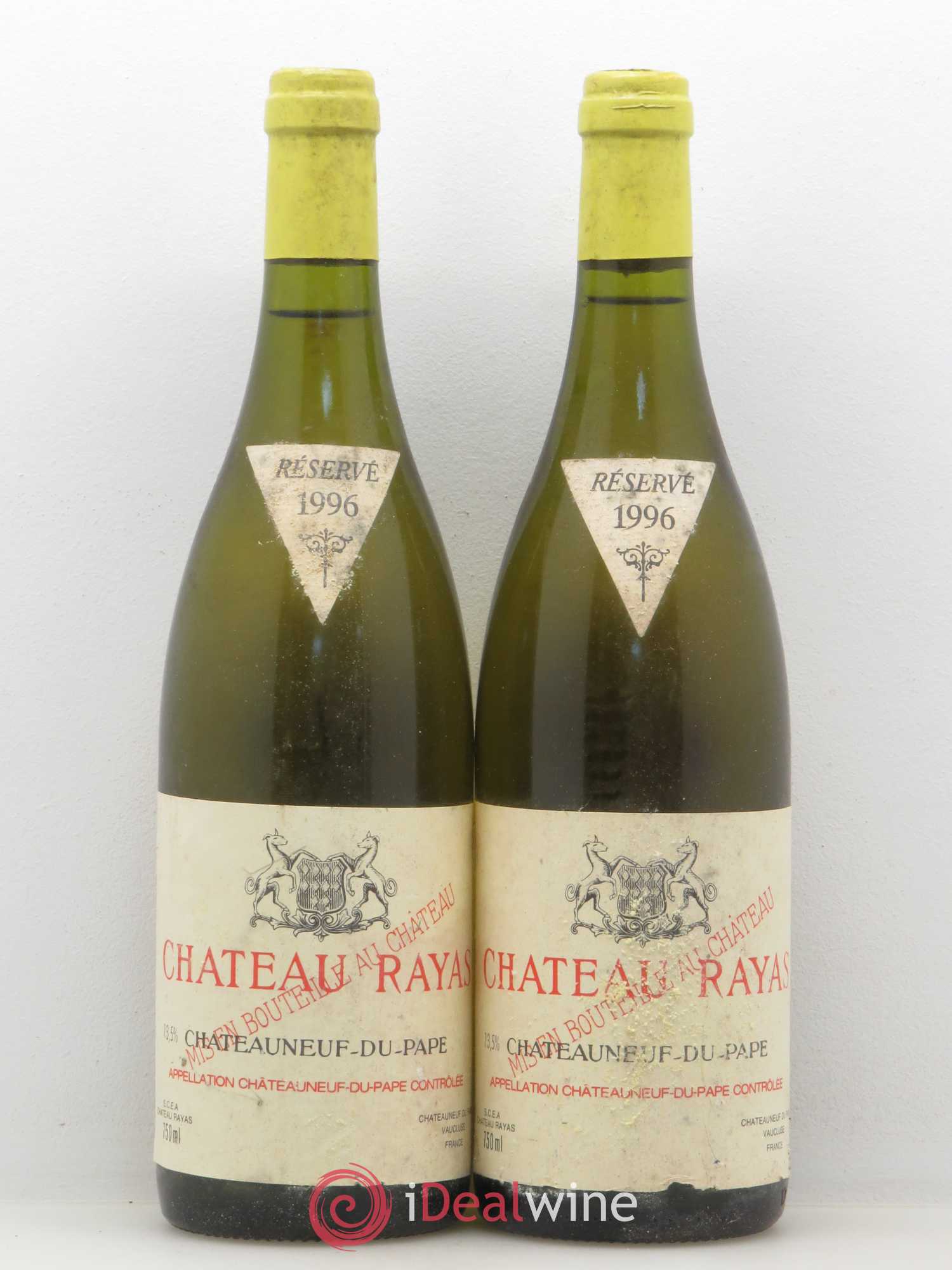 Châteauneuf-du-Pape Château Rayas Emmanuel Reynaud 1996 - Lot de 2 bouteilles - 0