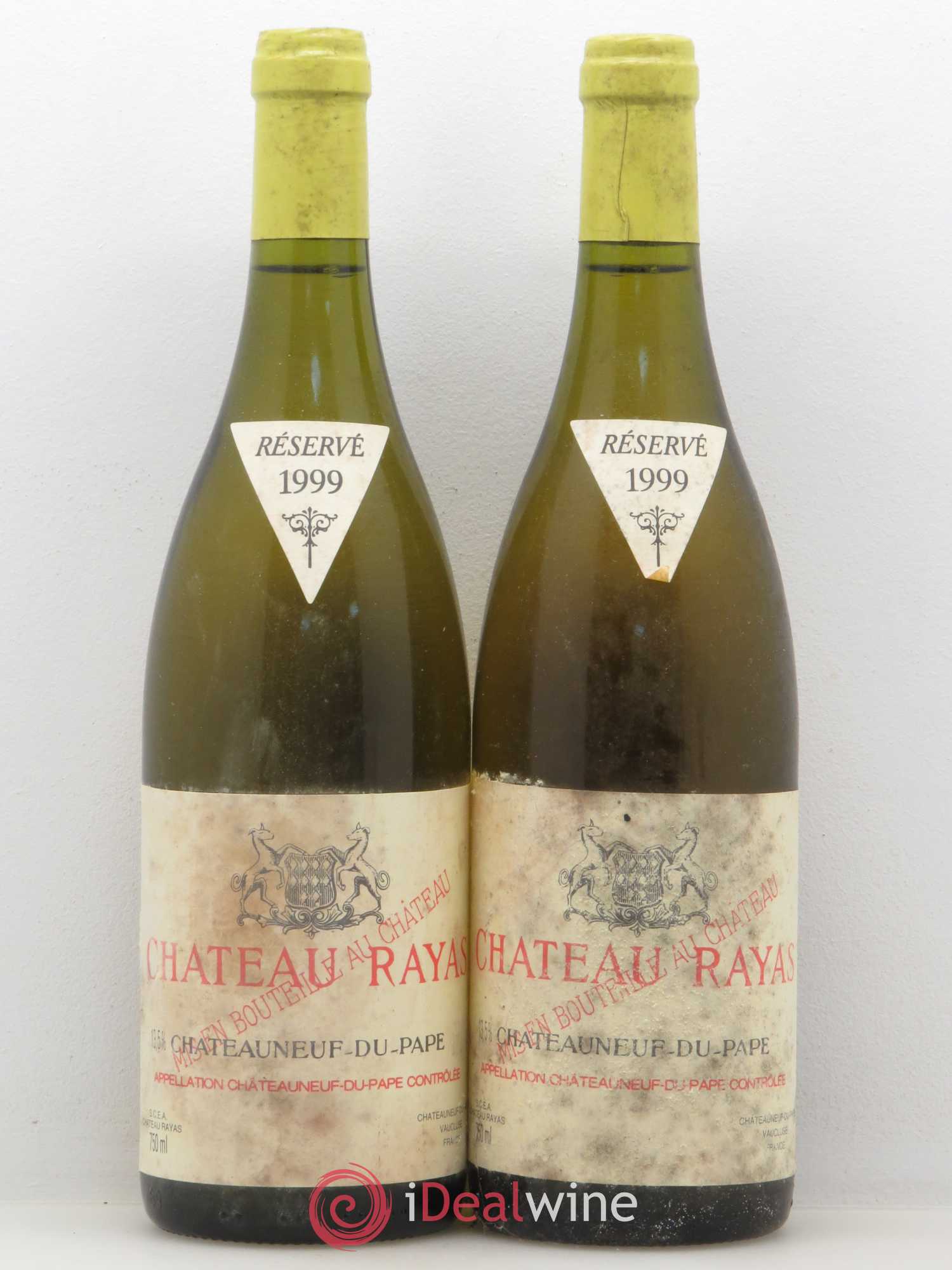 Châteauneuf-du-Pape Château Rayas Emmanuel Reynaud 1999 - Lot de 2 bouteilles - 0