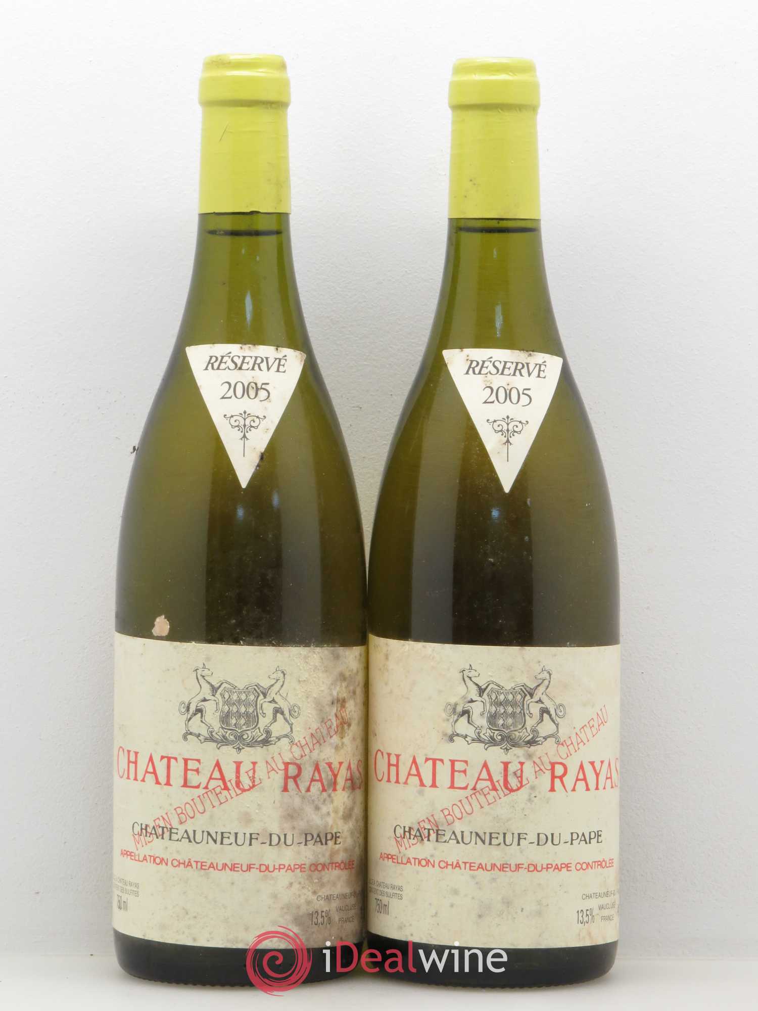 Châteauneuf-du-Pape Château Rayas Emmanuel Reynaud 2005 - Lot de 2 bouteilles - 0