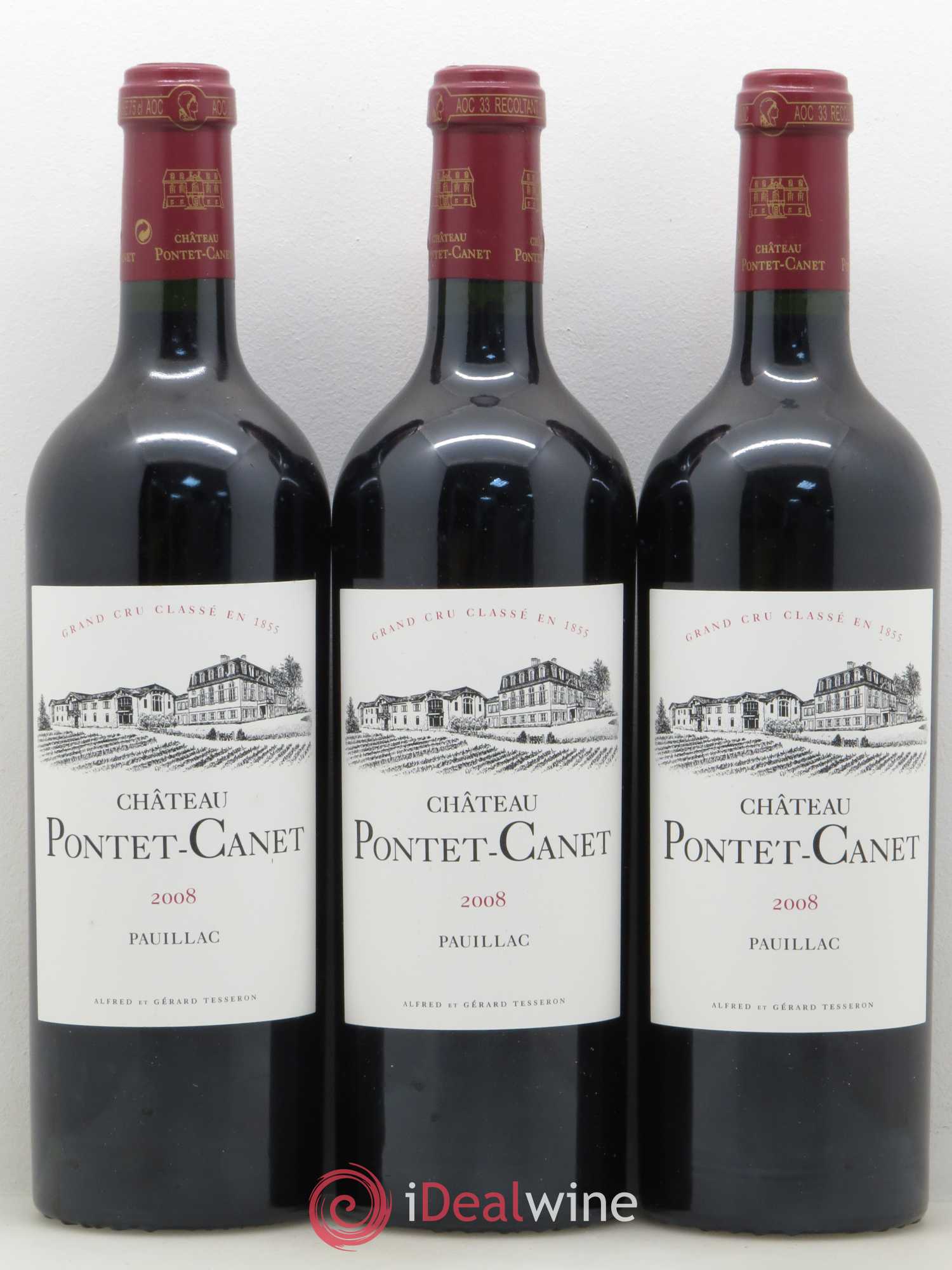 Château Pontet Canet 5ème Grand Cru Classé 2008 - Lot de 6 bouteilles - 2