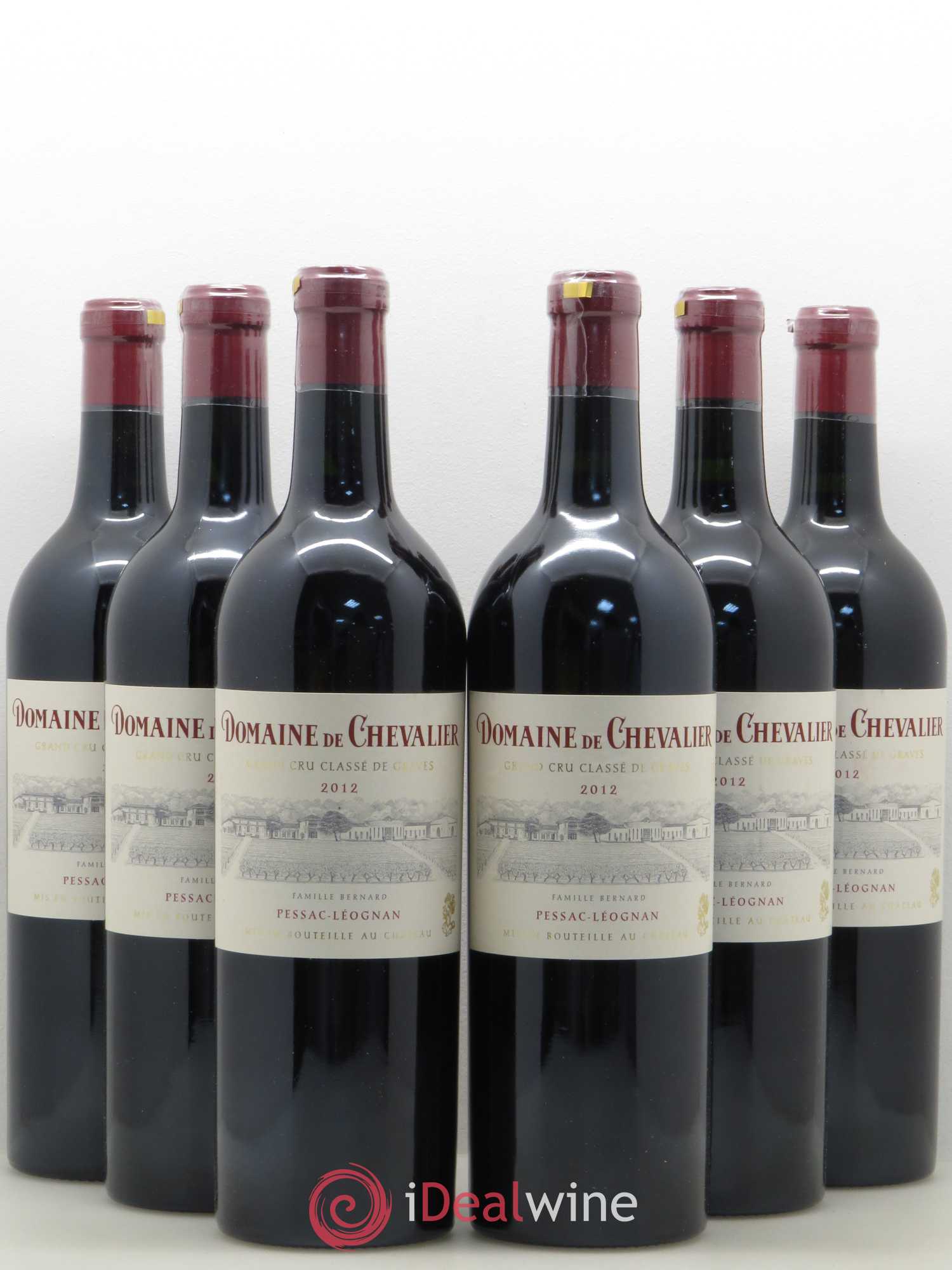 Domaine de Chevalier Cru Classé de Graves 2012 - Lot de 6 bouteilles - 0