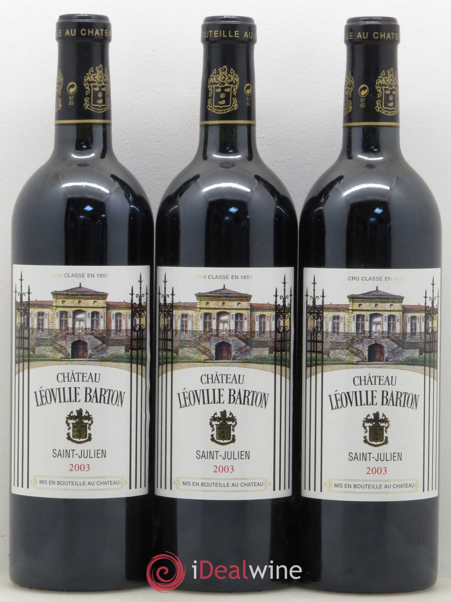 Château Léoville Barton 2ème Grand Cru Classé 2003 - Lot de 6 bouteilles - 1