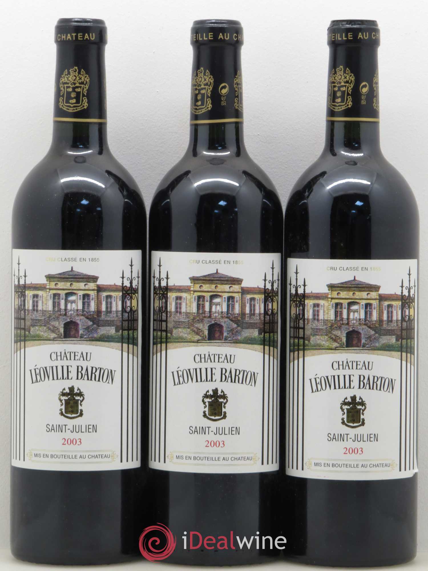 Château Léoville Barton 2ème Grand Cru Classé 2003 - Lot de 6 bouteilles - 2