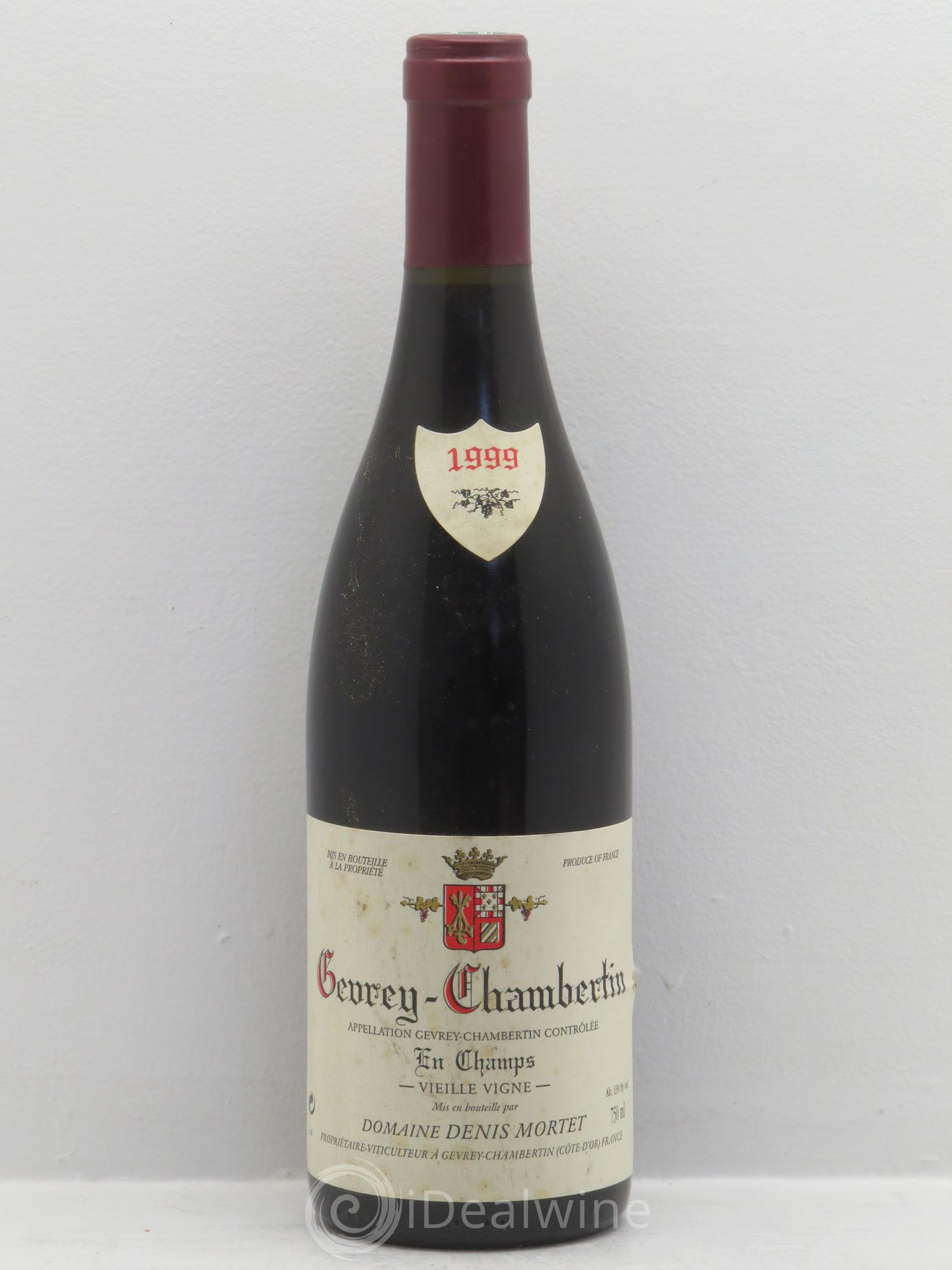 Gevrey-Chambertin En Champs Vieille Vigne Denis Mortet (Domaine) 1999 - Lot de 1 bouteille - 0