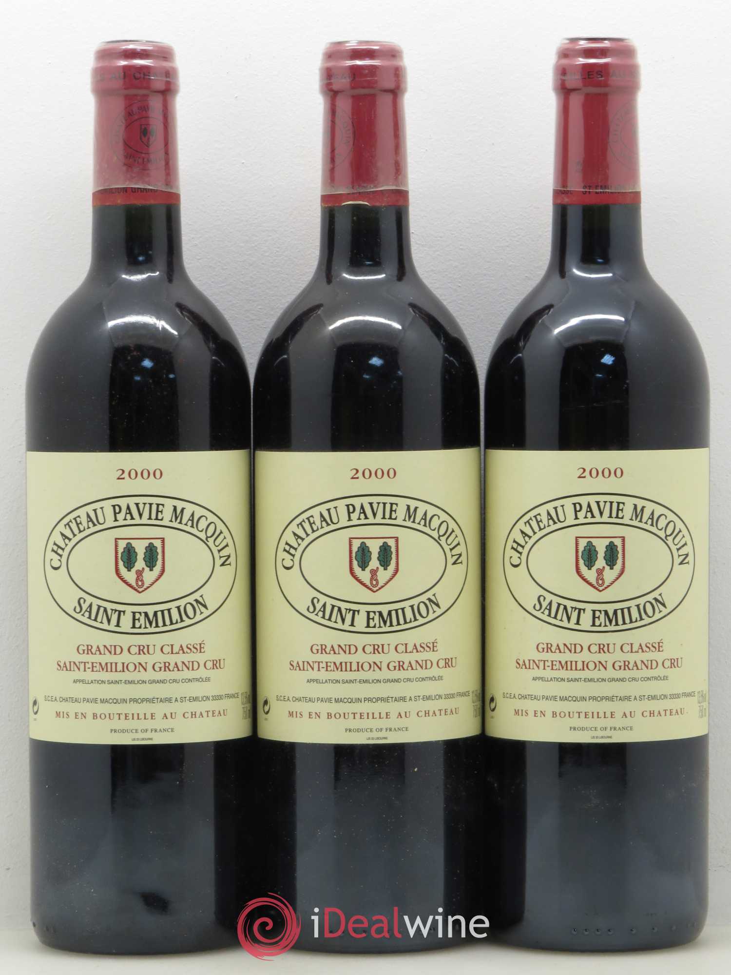 Château Pavie Macquin 1er Grand Cru Classé B 2000 - Lot de 12 bouteilles - 4