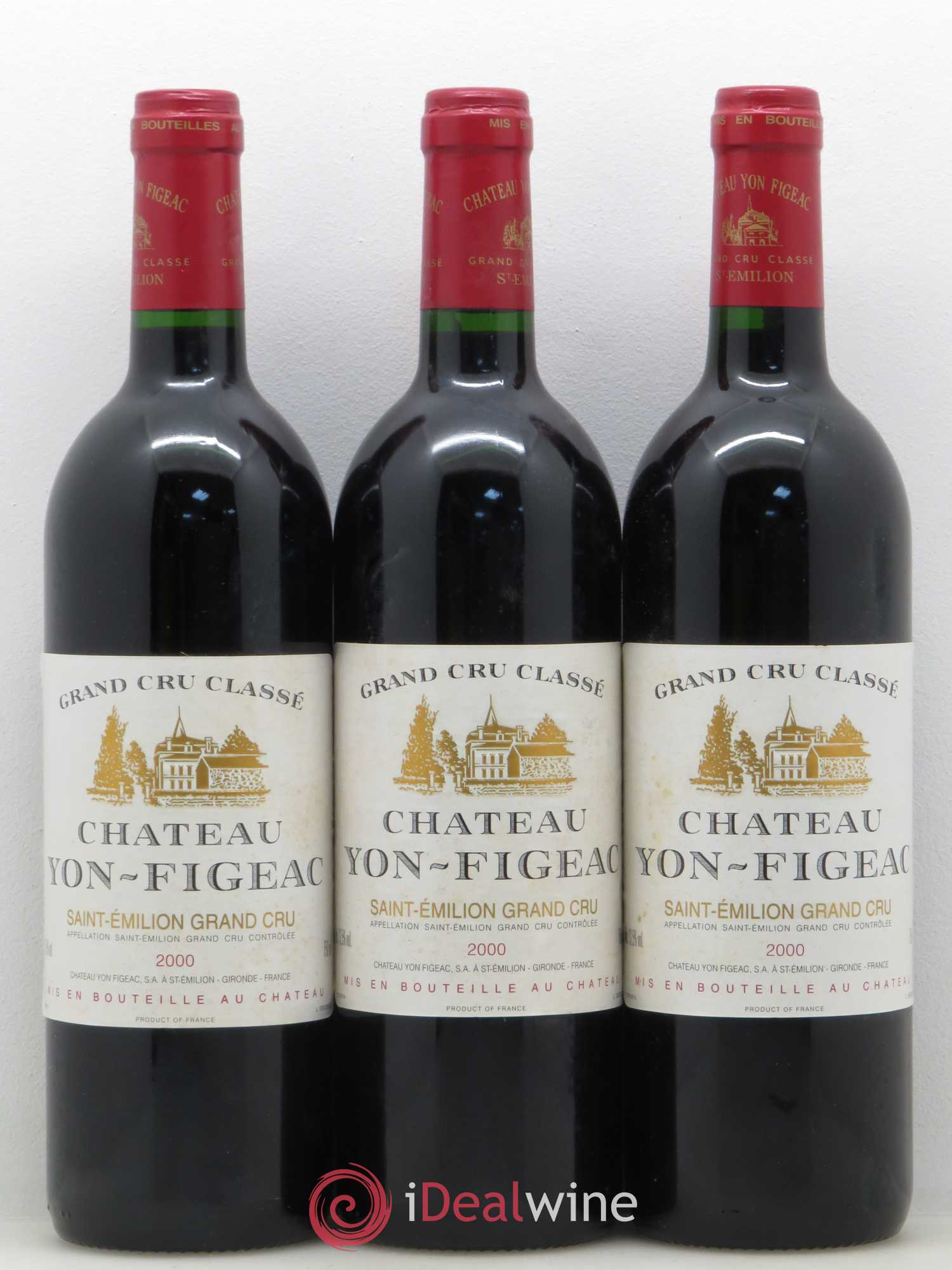 Château Yon Figeac Grand Cru Classé 2000 - Lot de 12 bouteilles - 4