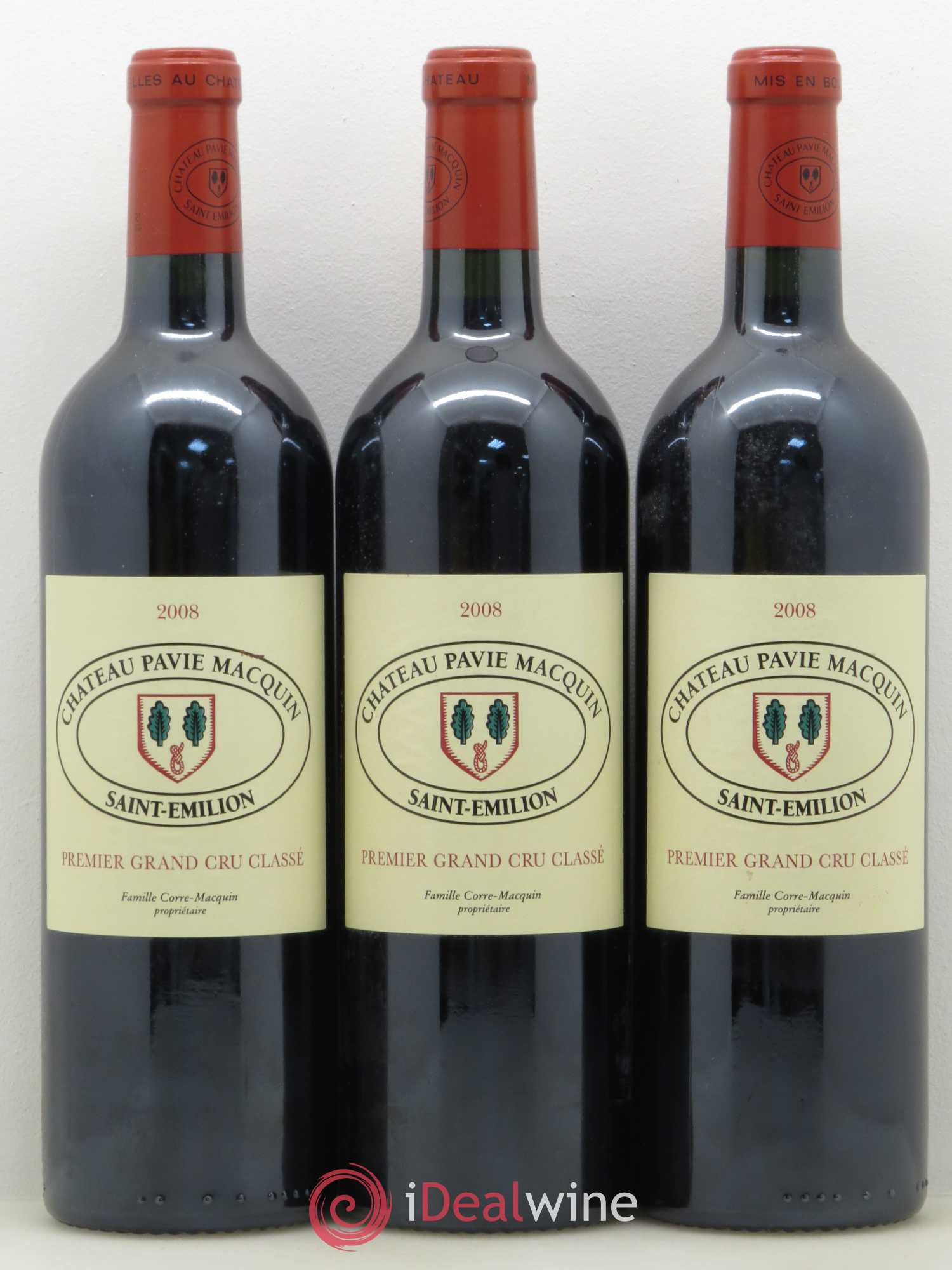 Château Pavie Macquin 1er Grand Cru Classé B 2008 - Lot de 6 bouteilles - 1