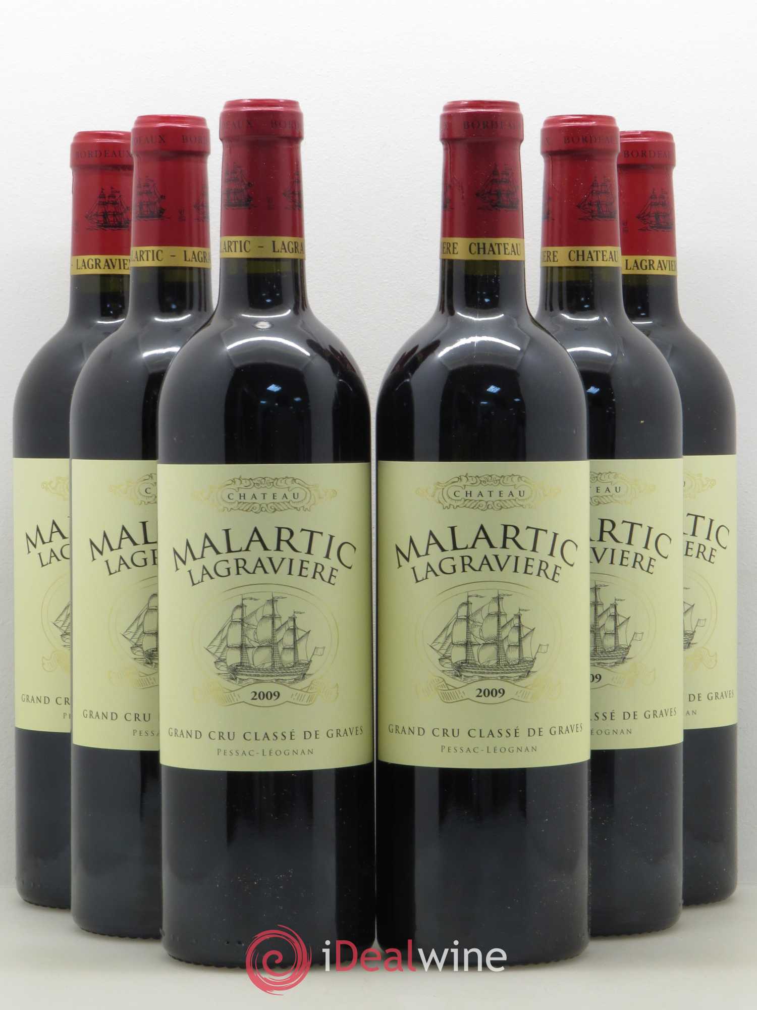 Château Malartic-Lagravière Cru Classé de Graves 2009 - Lot de 6 bouteilles - 0