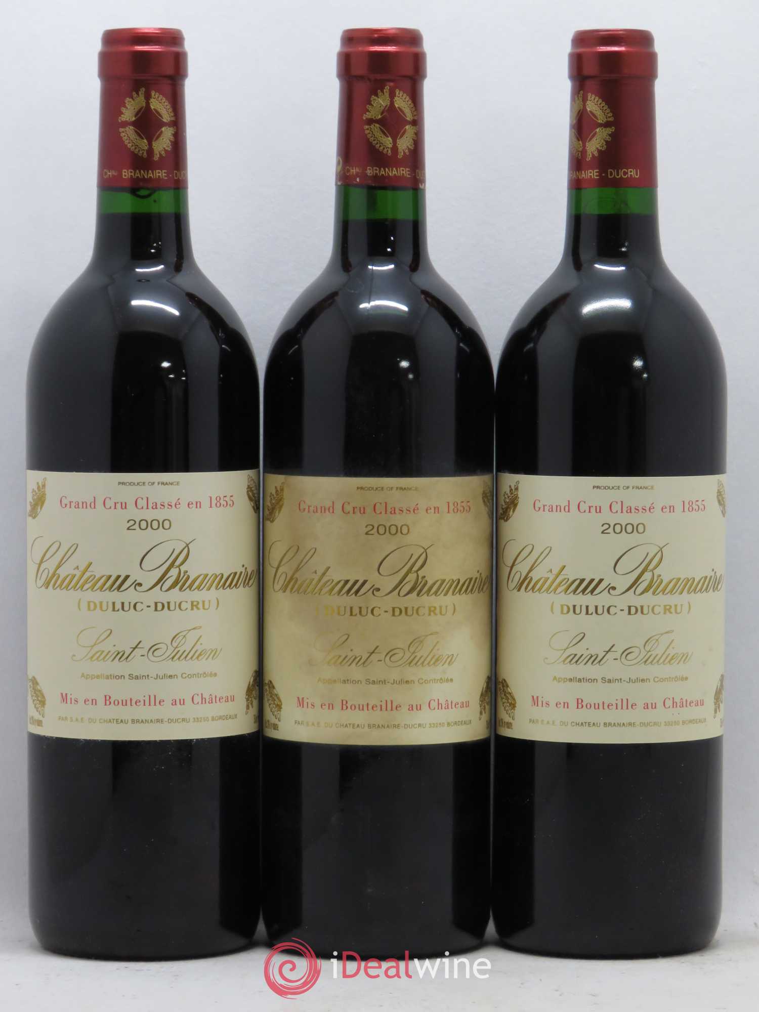 Château Branaire Ducru 4ème Grand Cru Classé 2000 - Lot de 12 bouteilles - 4