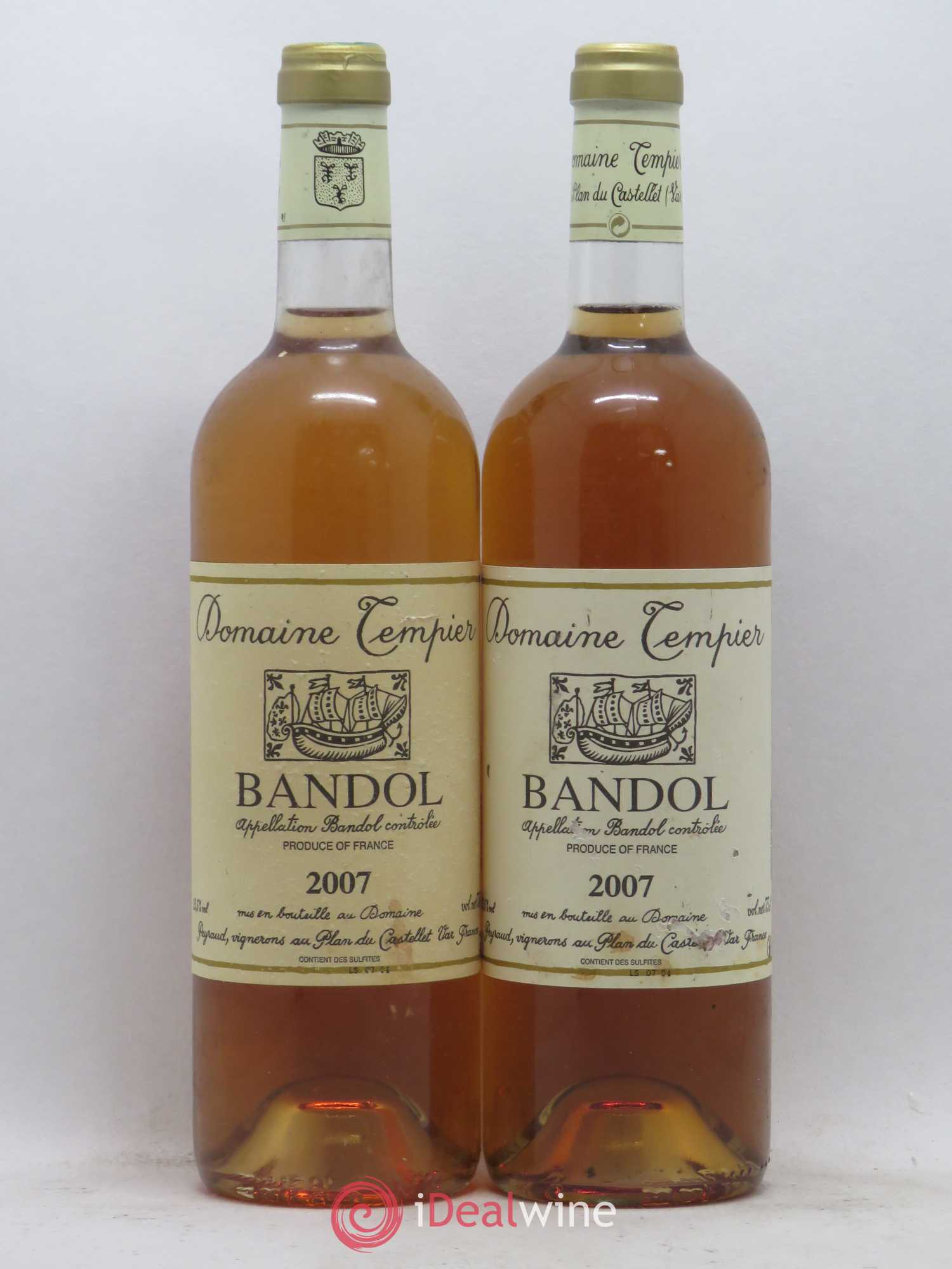 Bandol Domaine Tempier Famille Peyraud 2007 - Lot de 2 bouteilles - 0