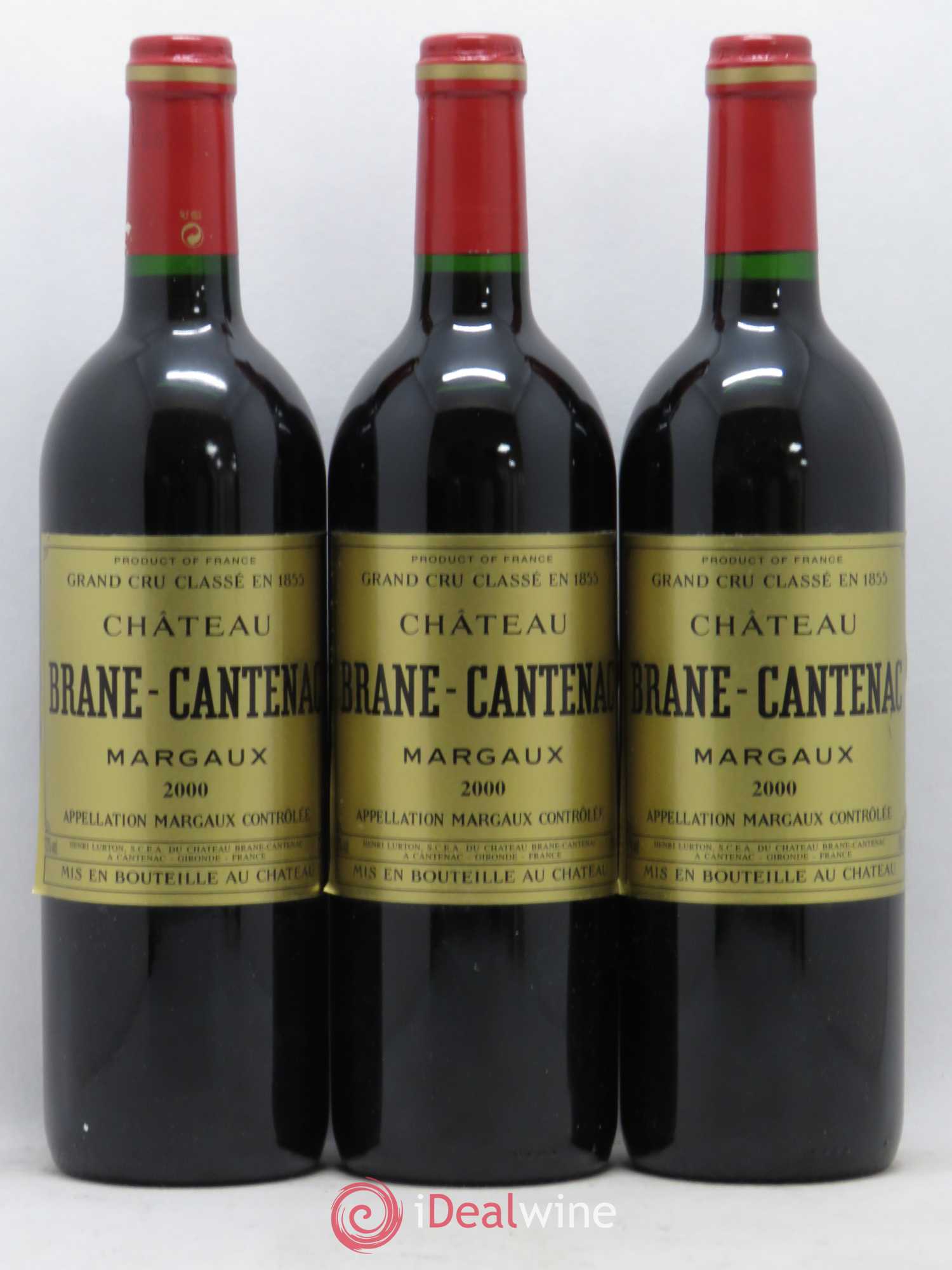 Château Brane Cantenac 2ème Grand Cru Classé 2000 - Lot de 12 bouteilles - 4
