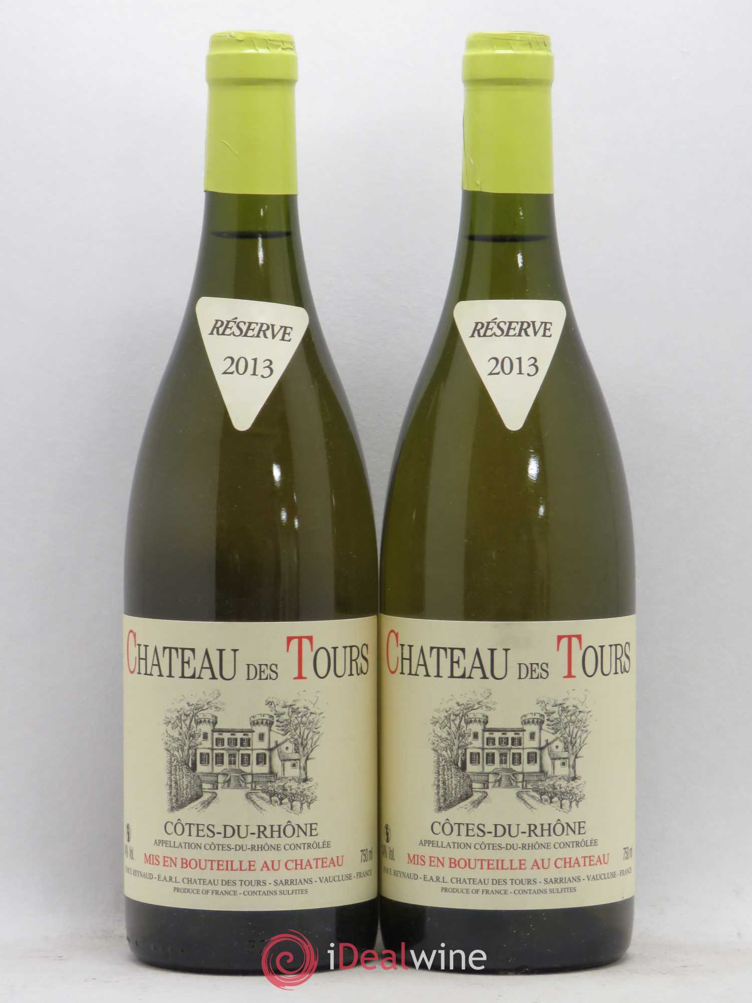 Côtes-du-Rhône Château des Tours Emmanuel Reynaud 2013 - Lot de 2 bouteilles - 0
