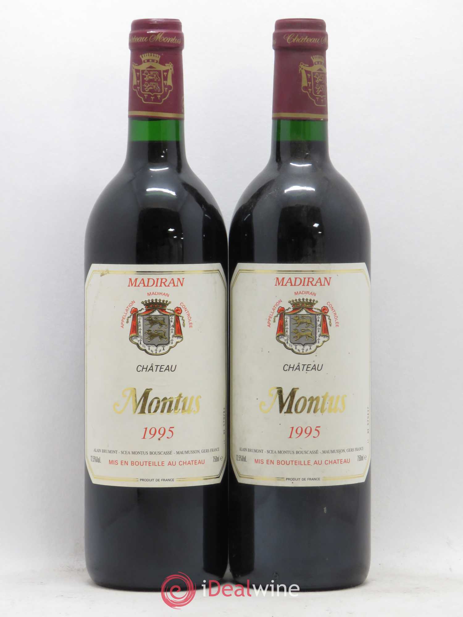 Madiran Château Montus Alain Brumont 1995 - Lot de 5 bouteilles - 2