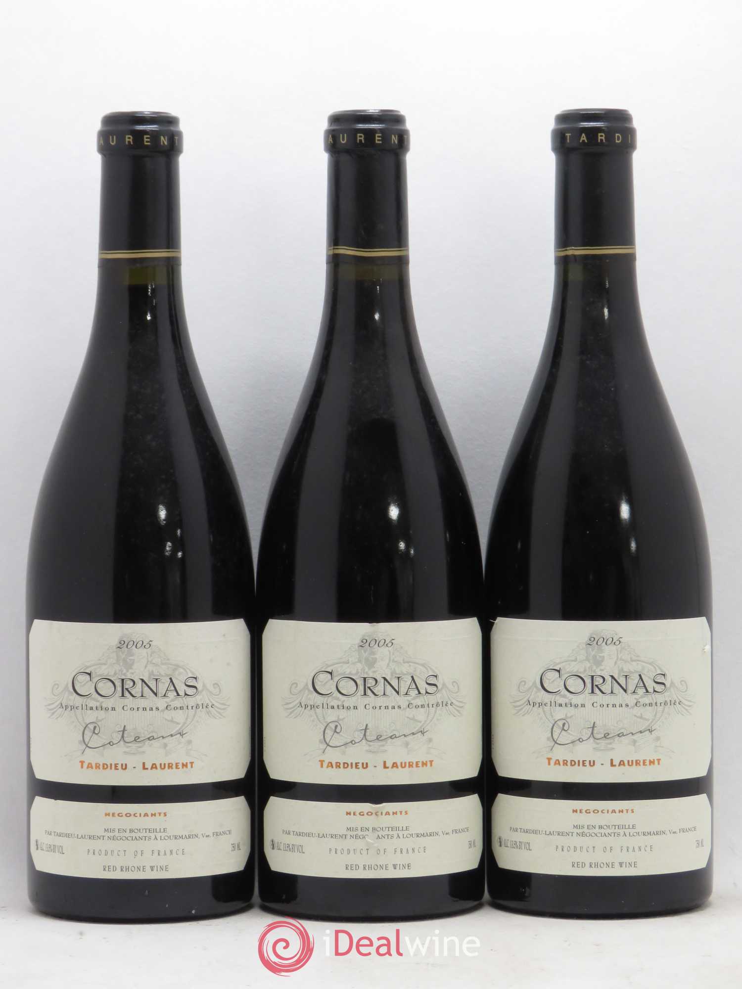 Cornas Coteaux Maison Tardieu-Laurent 2005 - Lot de 6 bouteilles - 1